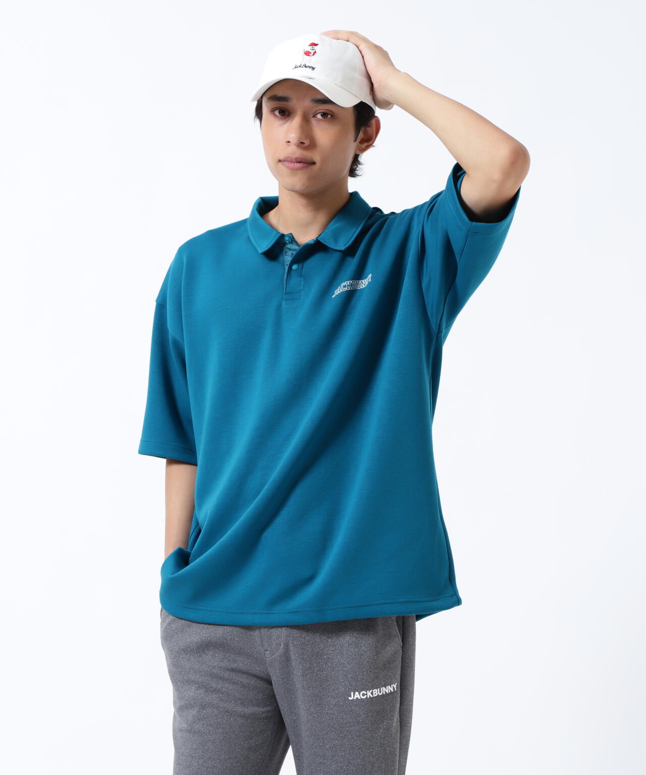 T/Rダンボール五分袖ポロシャツ