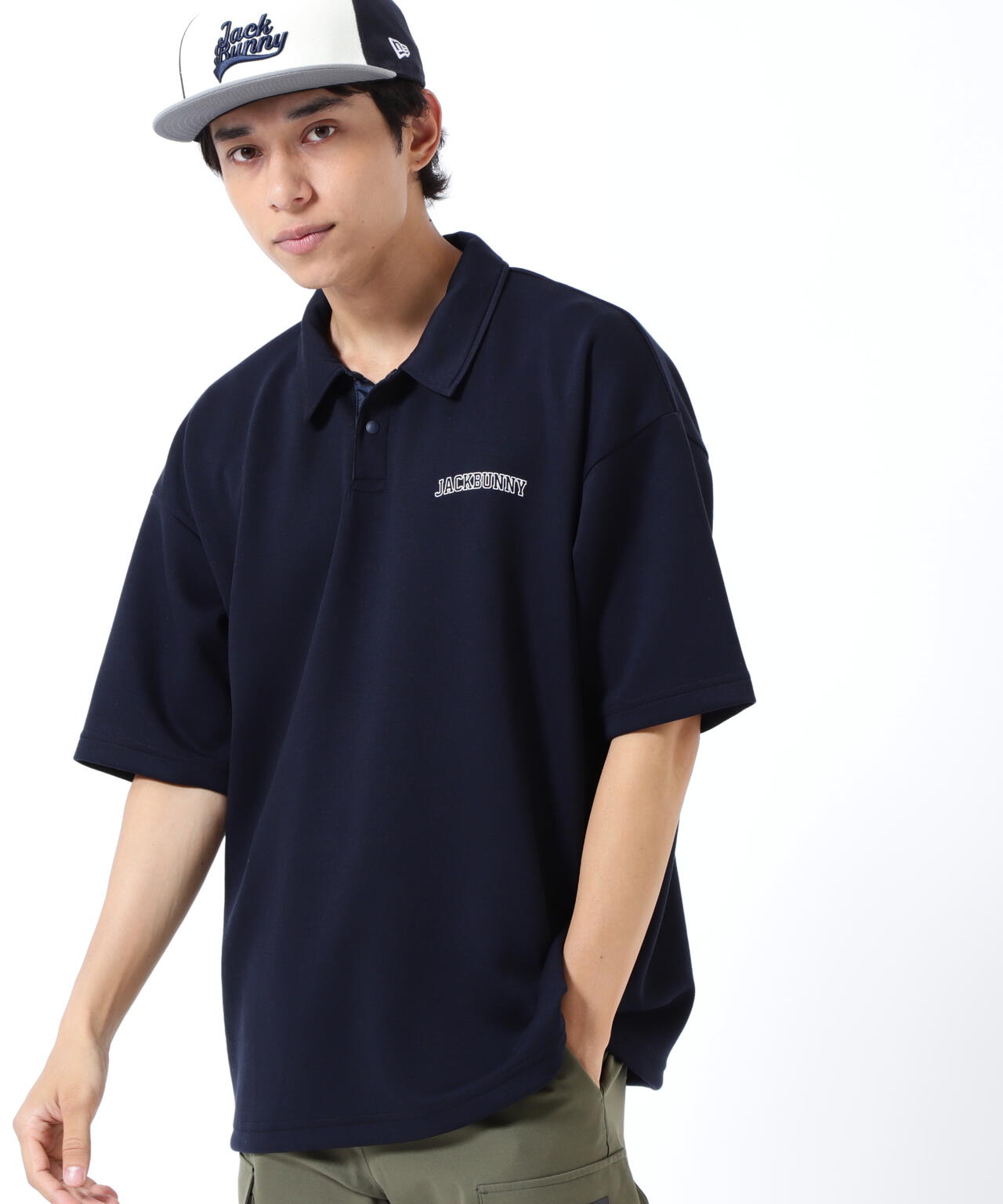 T/Rダンボール五分袖ポロシャツ