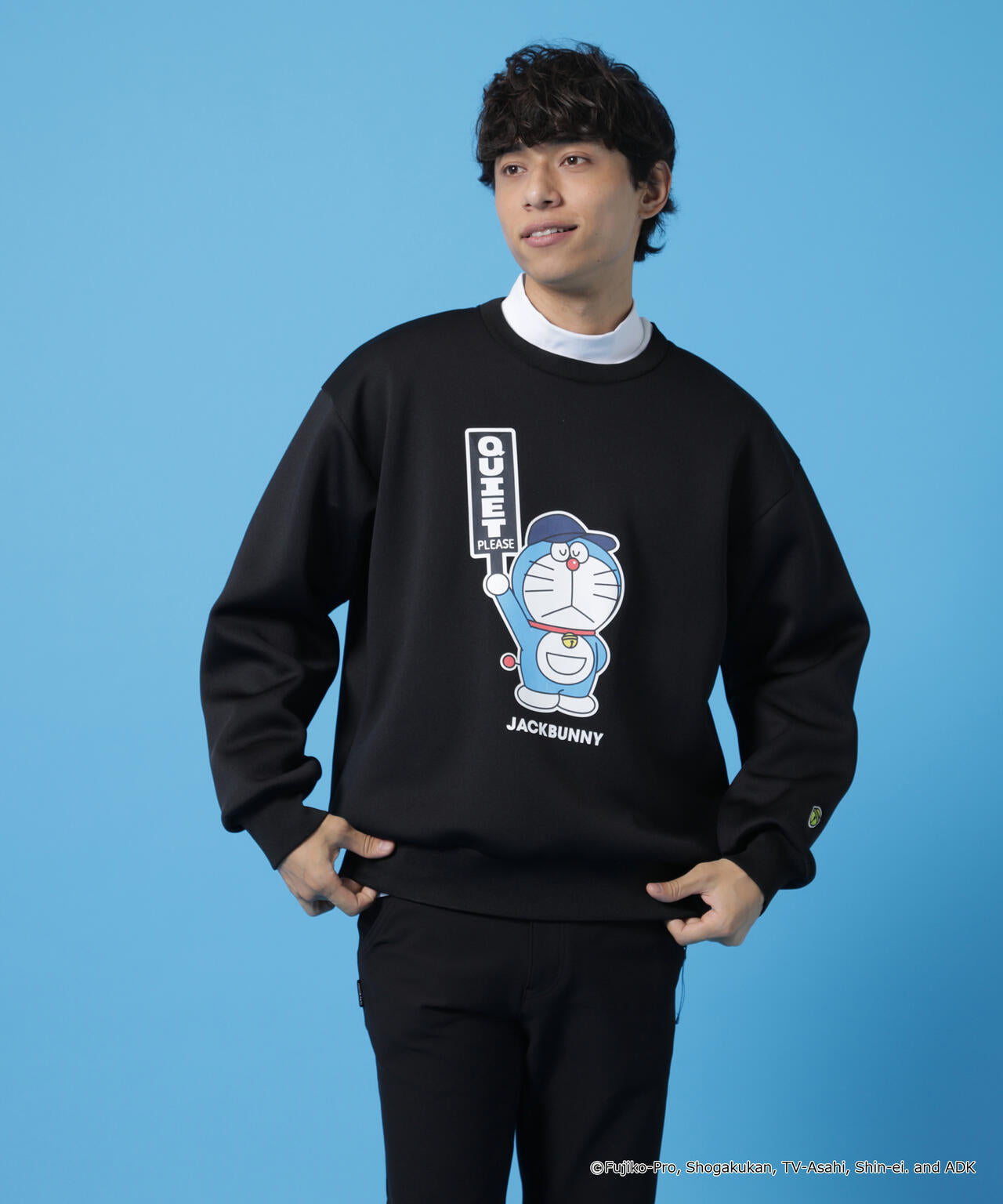 【ドラえもん】【直営店舗&公式オンライン限定】クルーネックダンボールスウェットプルオーバー