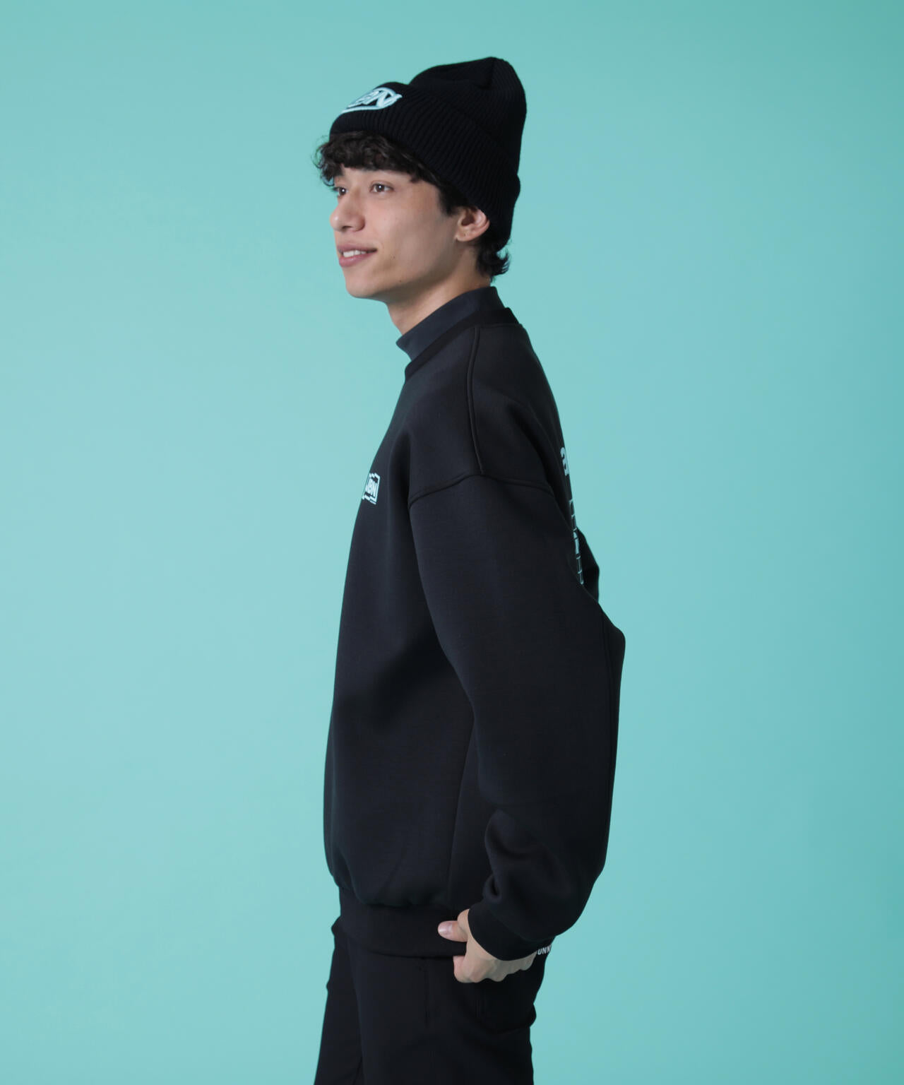 【JBMINT】オクタ裏地付きダンボール長袖スウェットプルオーバー