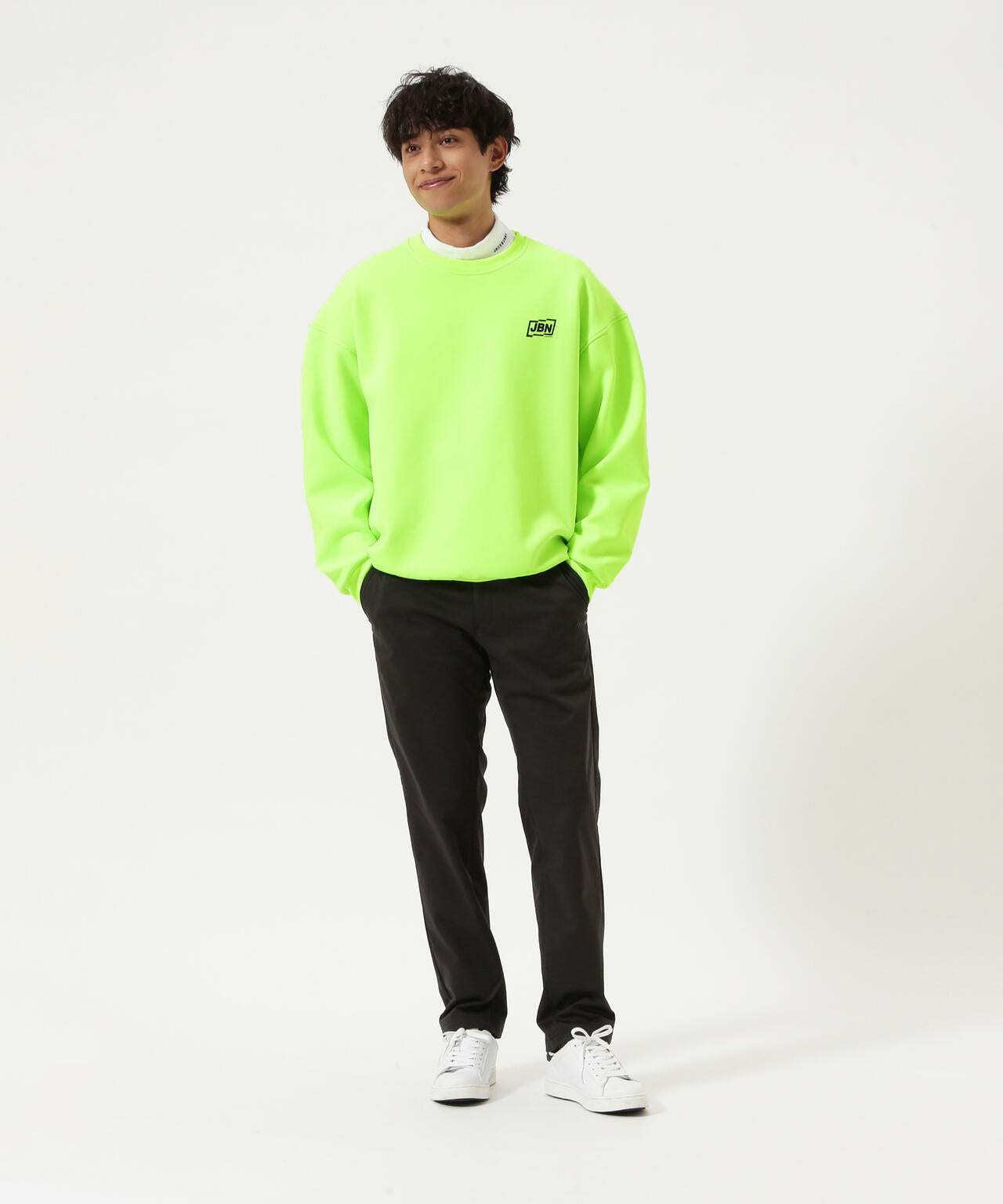 【JBMINT】オクタ裏地付きダンボール長袖スウェットプルオーバー