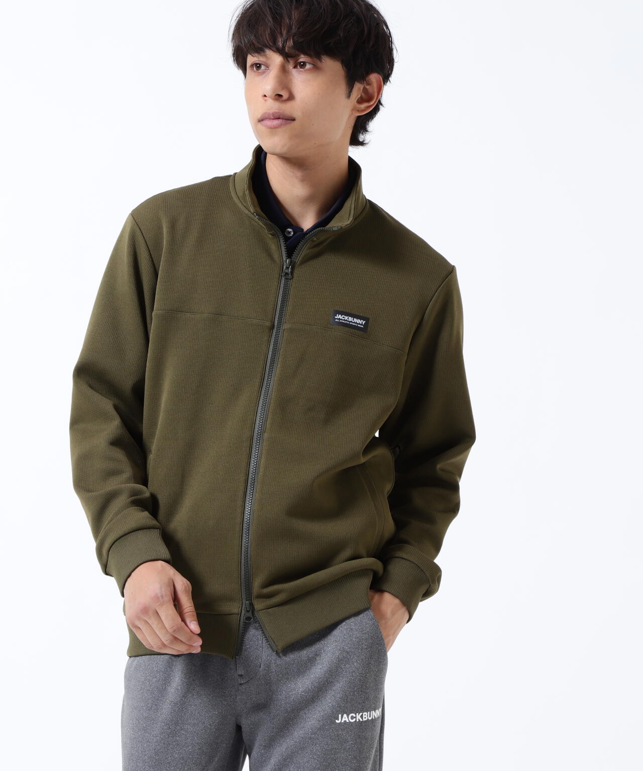 【直営店舗&公式オンライン限定】PE裏ブリスター フルジップスタンドブルゾン