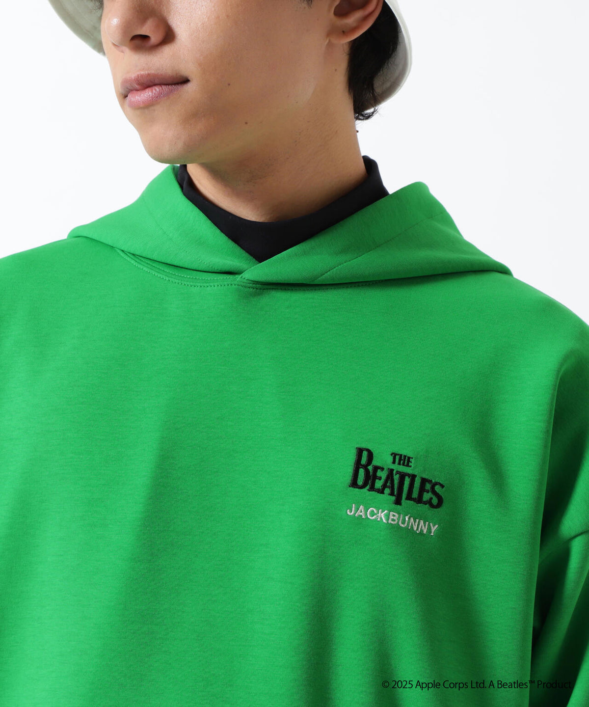 【The BEATLES ×Jack Bunny!!】T/Cダンボール長袖プルオーバーフーディ