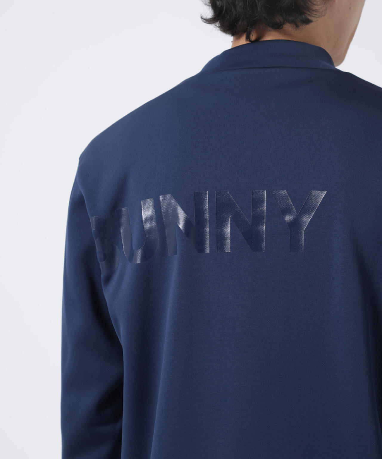 KARUISHI長袖モックネックカットソー