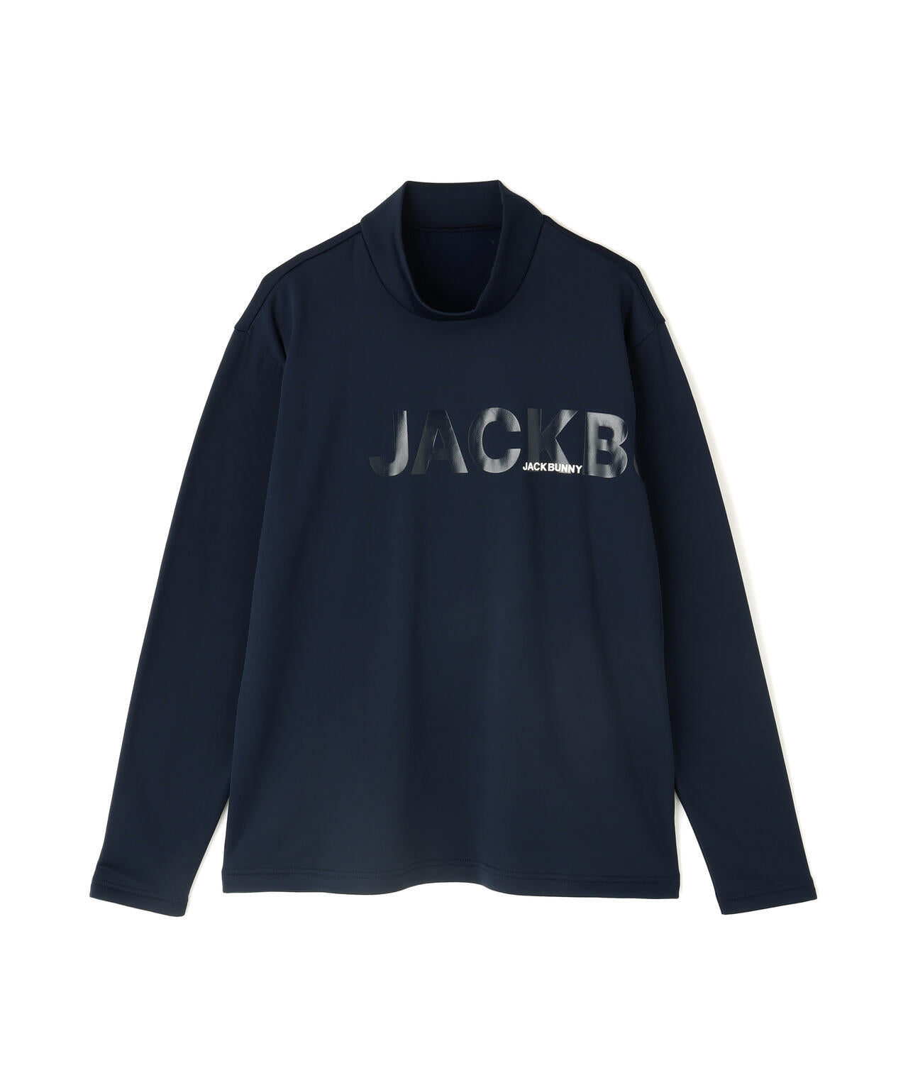 KARUISHI長袖モックネックカットソー