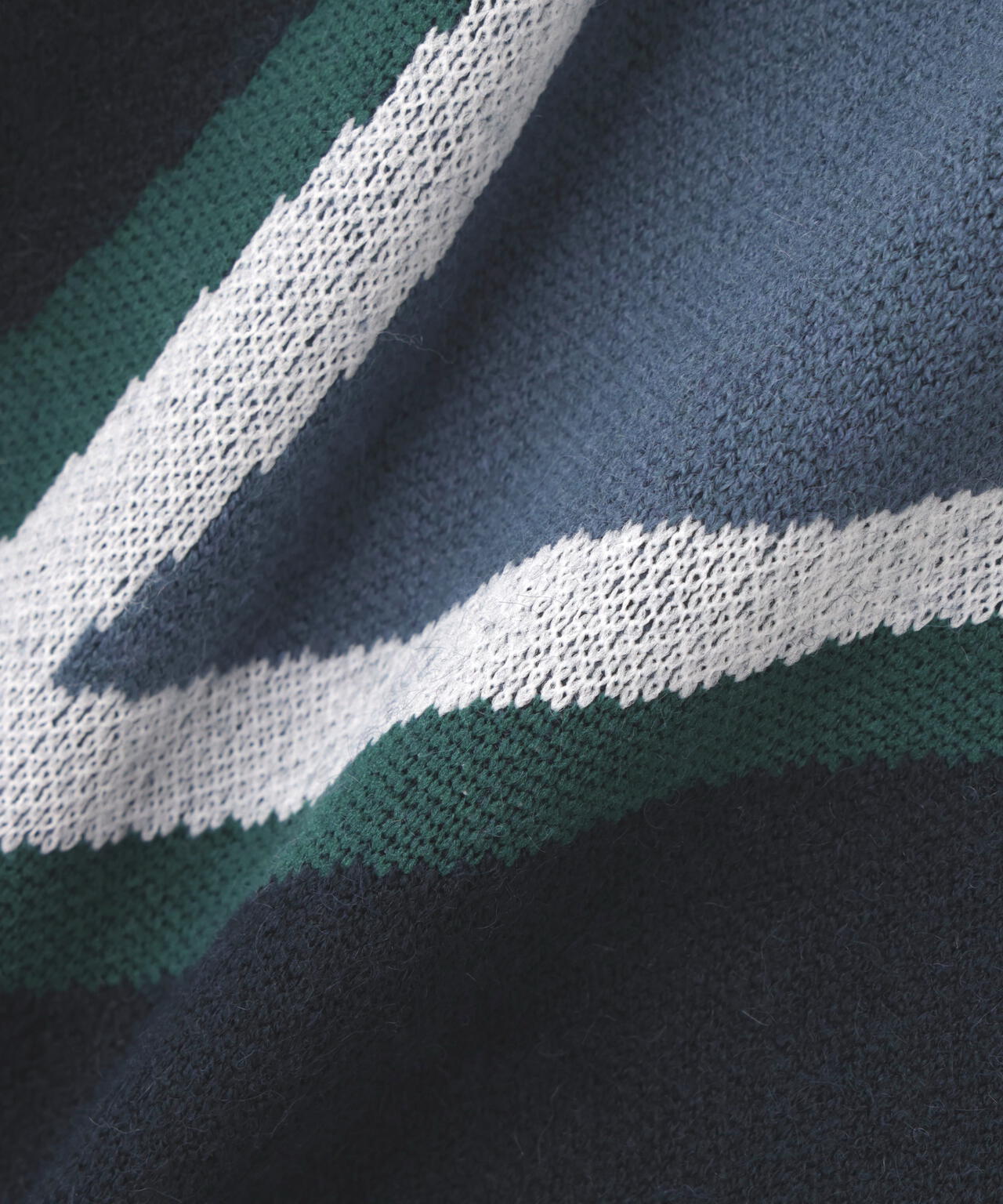 12Gダブルジャガード クルーネックニットプルオーバー