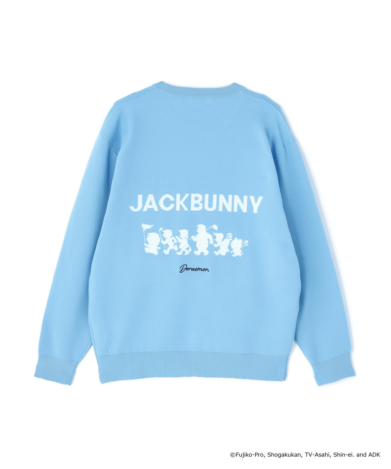 【ドラえもん】ダブルジャガードクルーネックニットプルオーバー