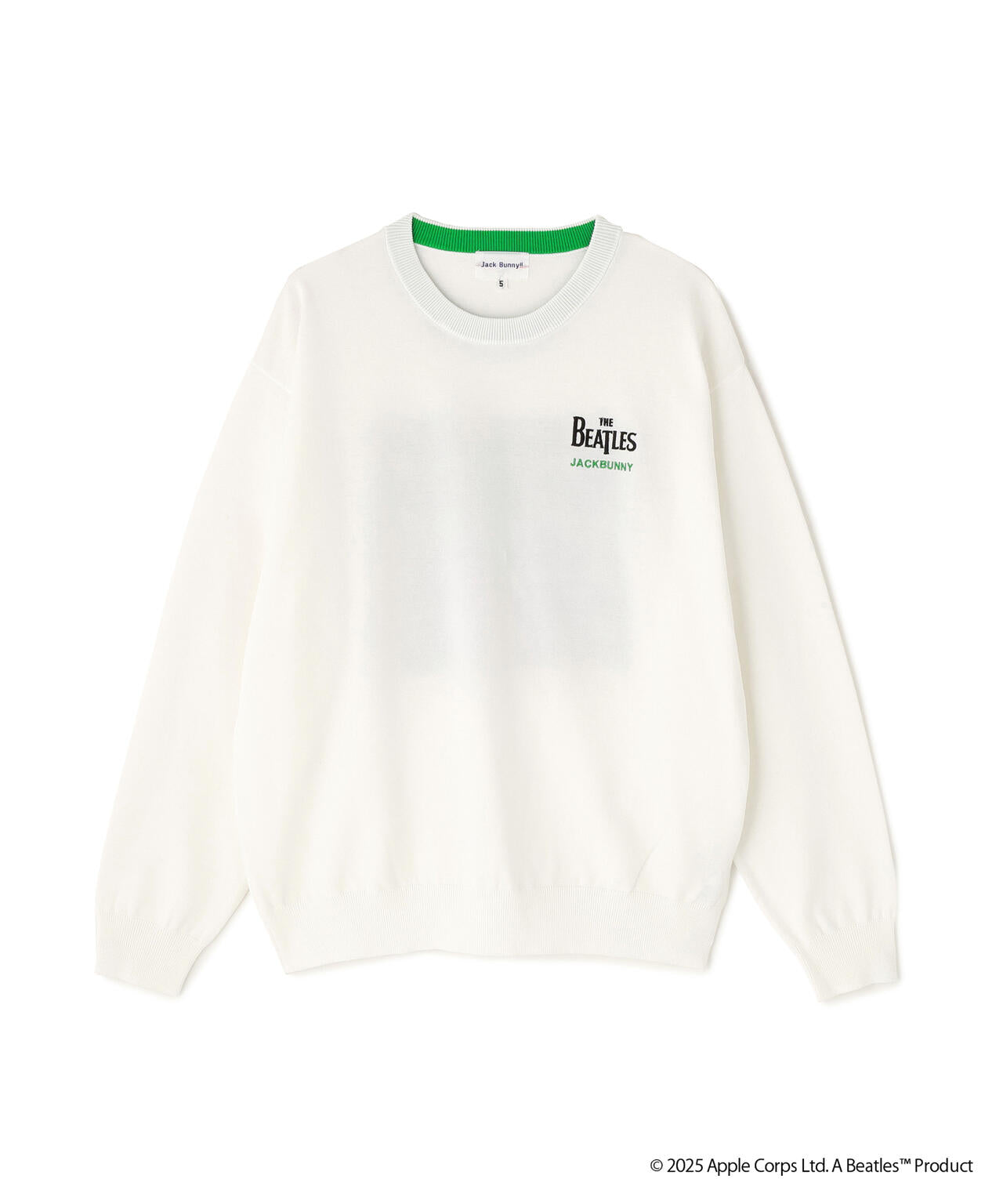 【The BEATLES ×Jack Bunny!!】長袖クルーネックニットプルオーバー