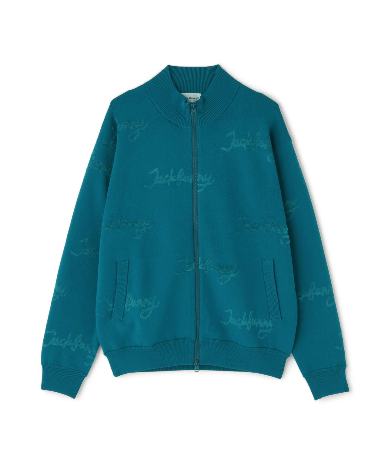 12Gダブルジャガード フルジップアップニット