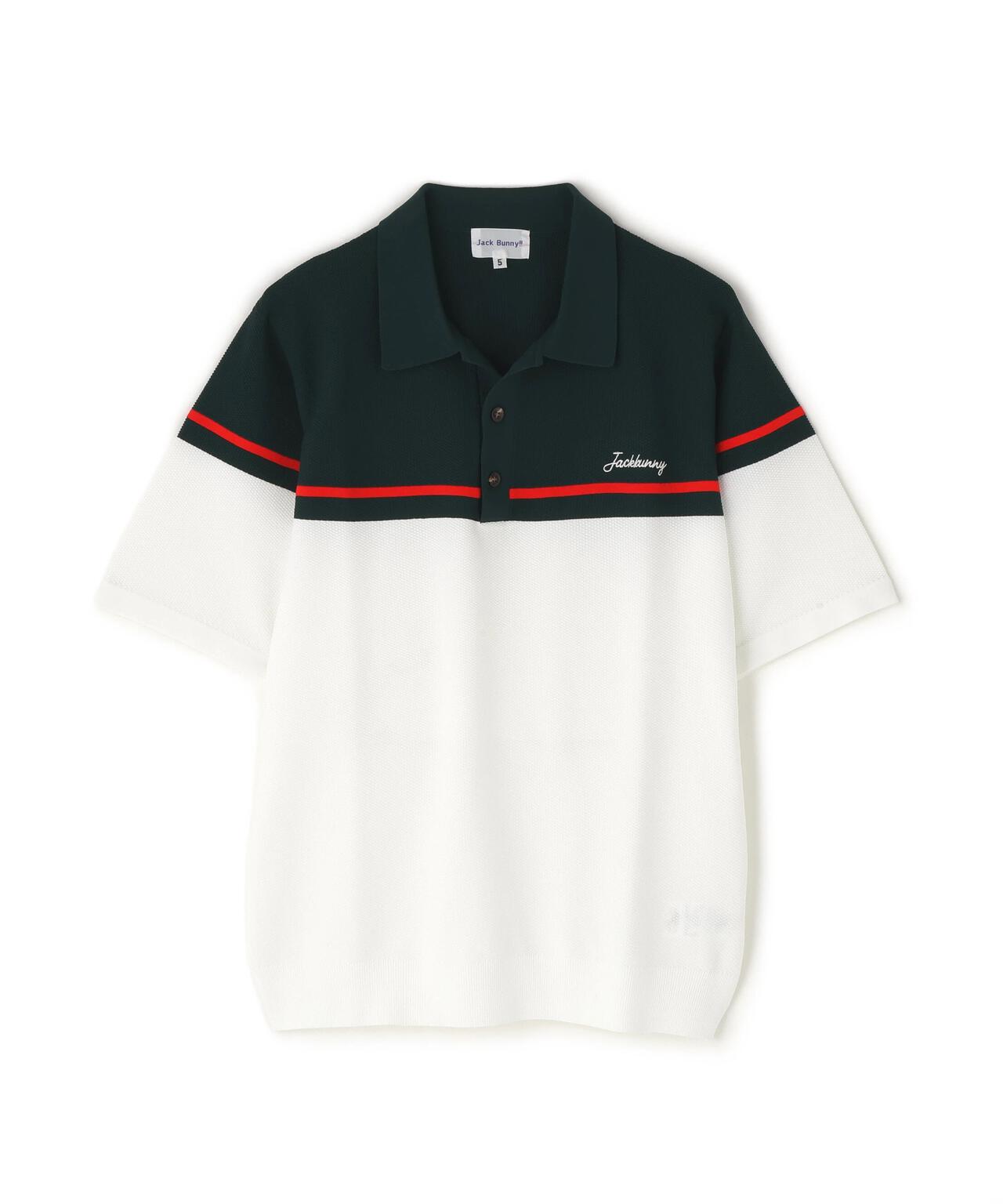 PE半袖ニットポロシャツ