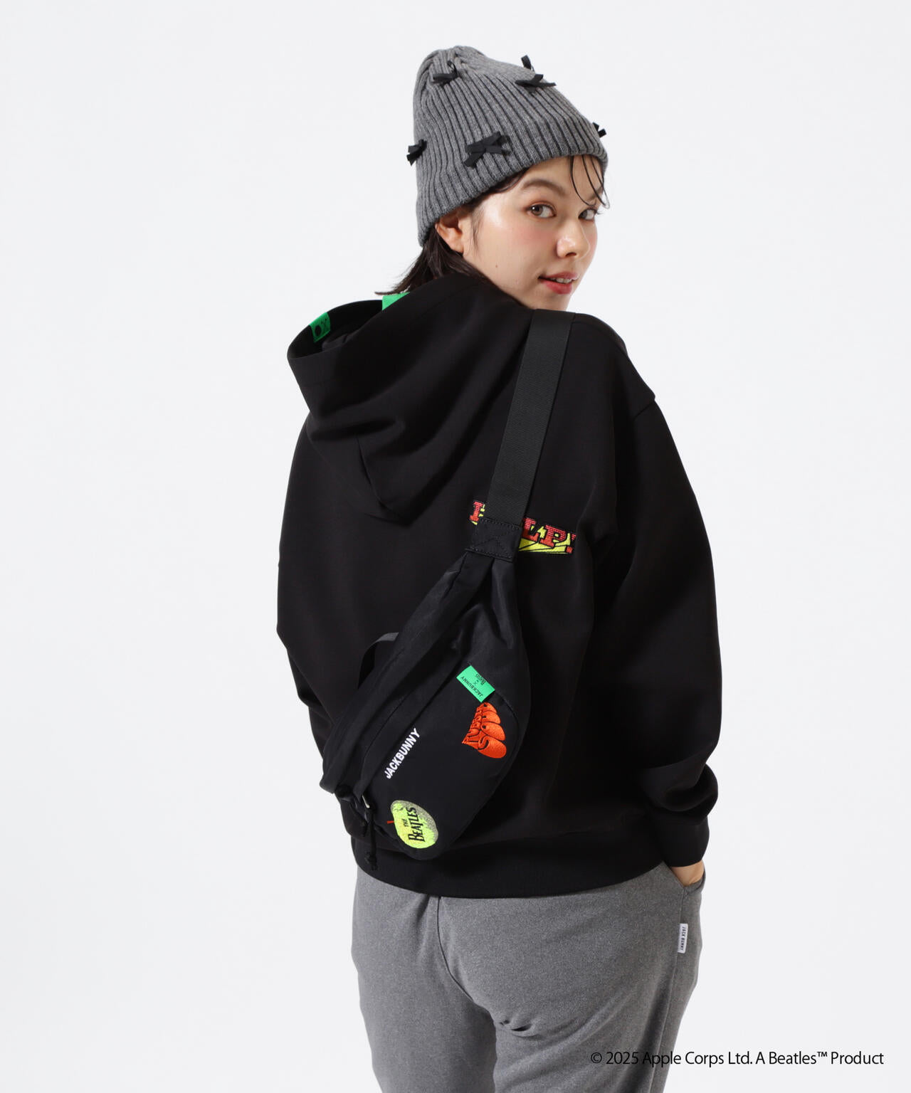 【The BEATLES ×Jack Bunny!!】ショルダーバッグ (UNISEX)