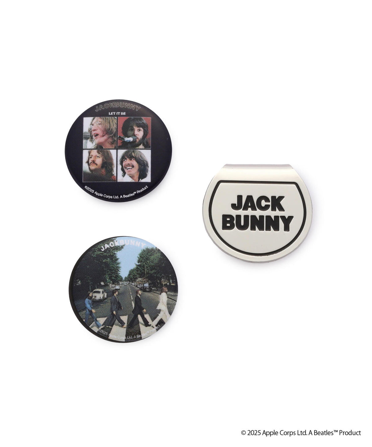 【The BEATLES ×Jack Bunny!!】缶バッチマーカー (UNISEX)