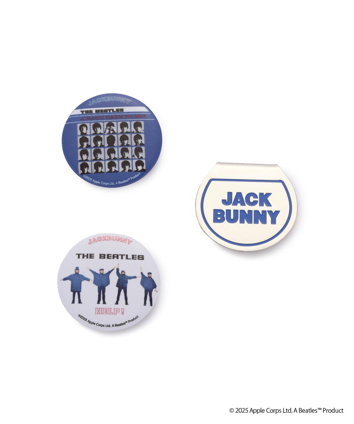 【The BEATLES ×Jack Bunny!!】缶バッチマーカー (UNISEX)