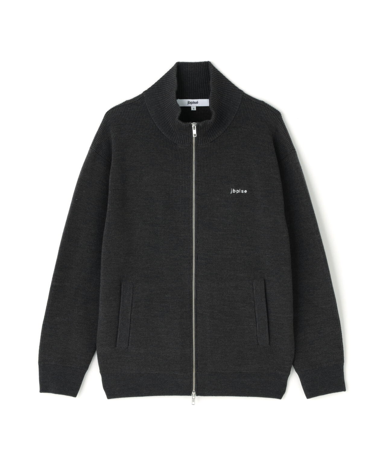 【jbplse】クリンプブレンドウールドライバーズニット