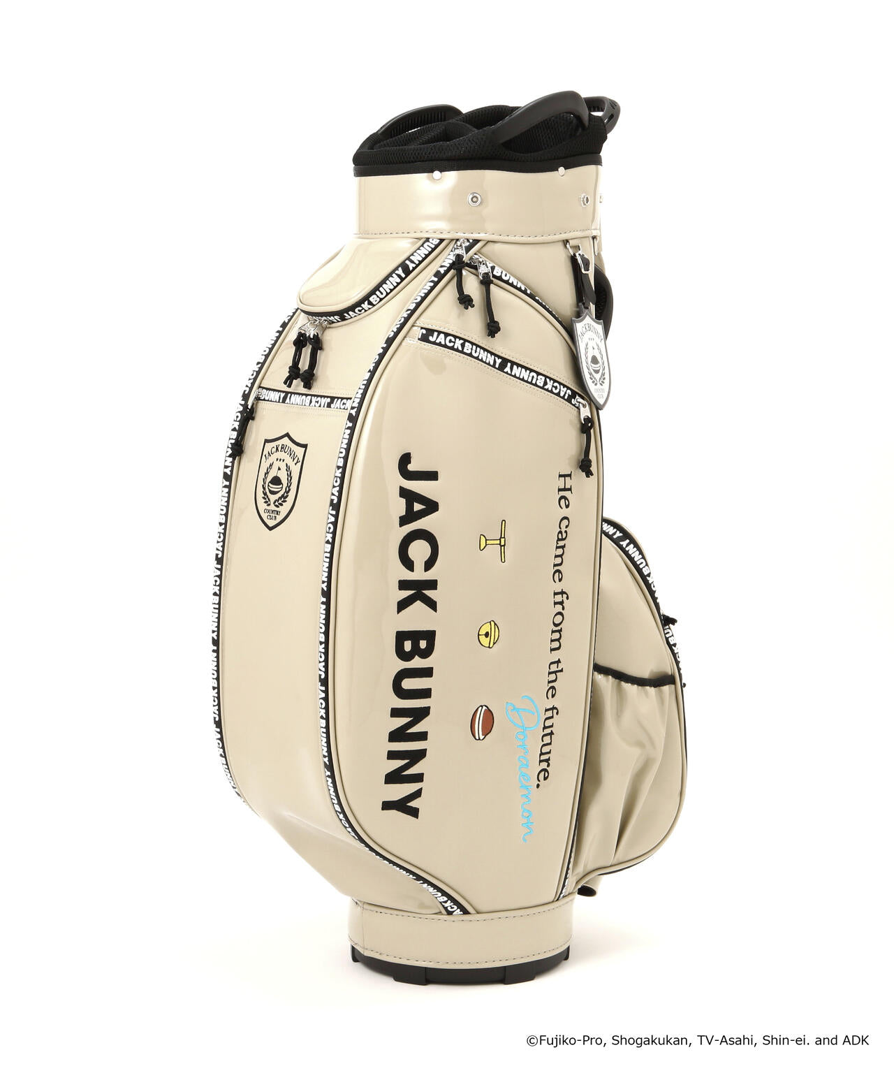 【ドラえもん】自立型エナメルキャディバッグ (46インチ対応) (UNISEX)