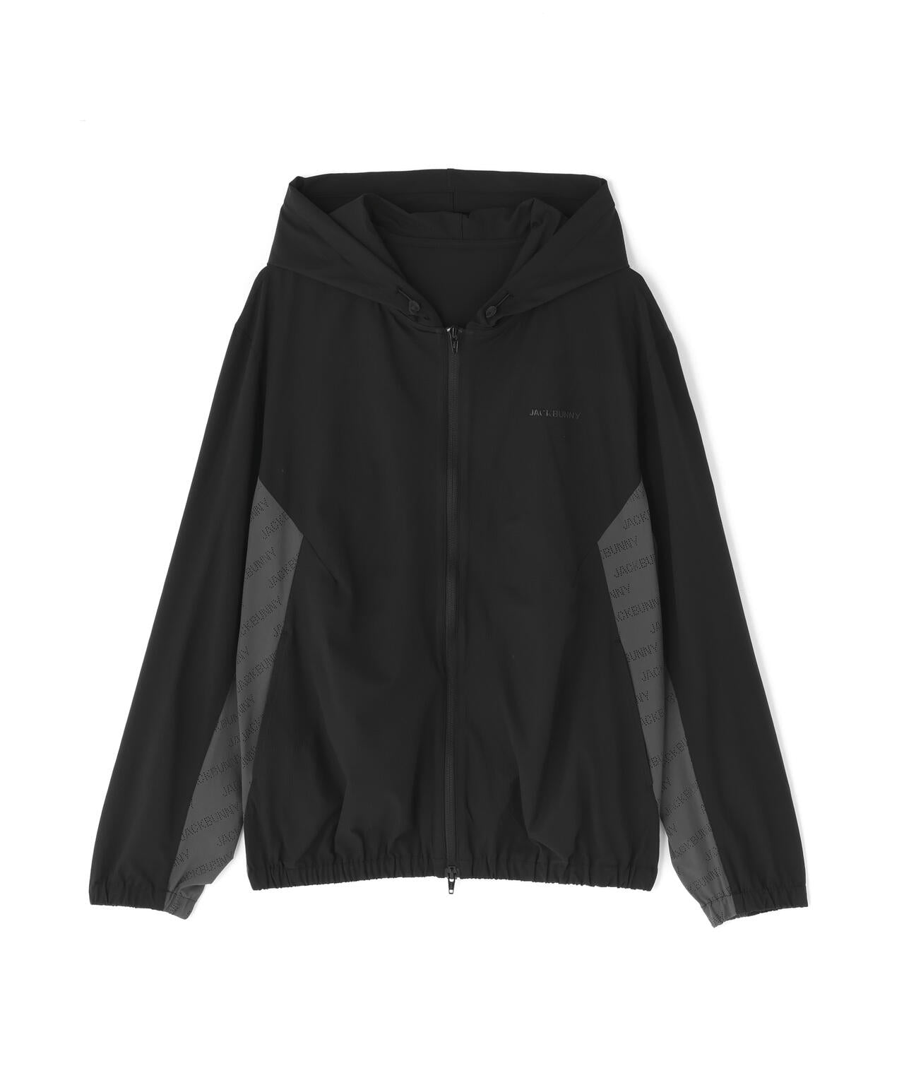 Pe×パンチングNyドッキングジップフーディ