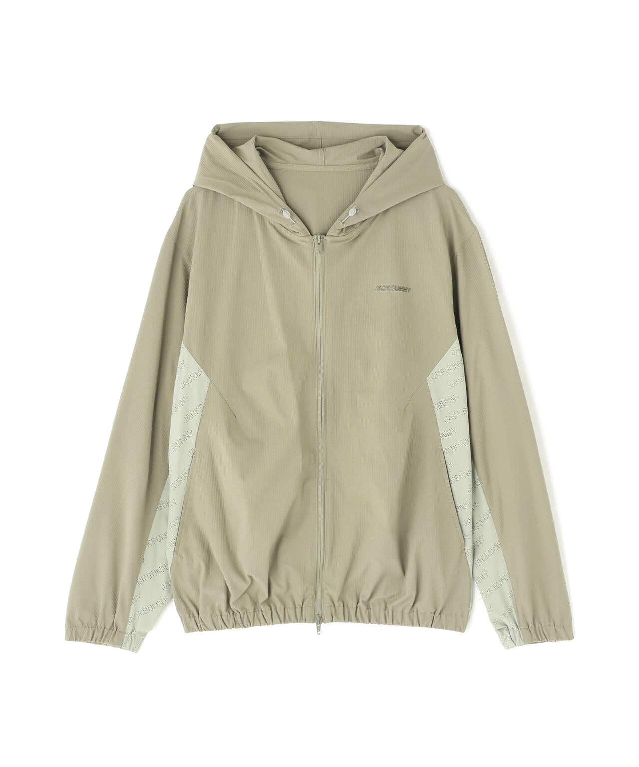 Pe×パンチングNyドッキングジップフーディ