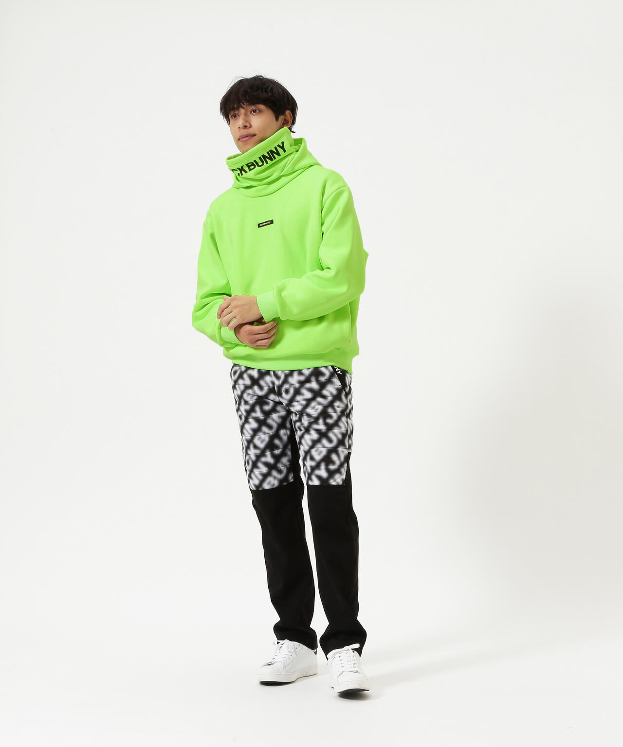 PEスムースラミネート中綿ロングパンツ