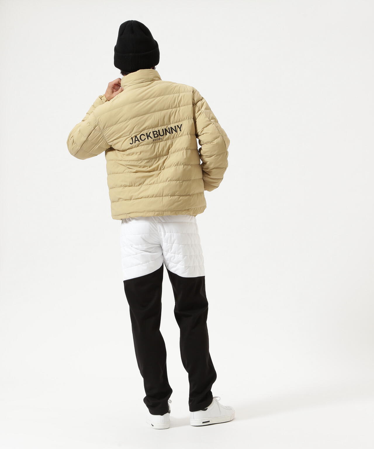 PEスムースラミネート中綿ロングパンツ