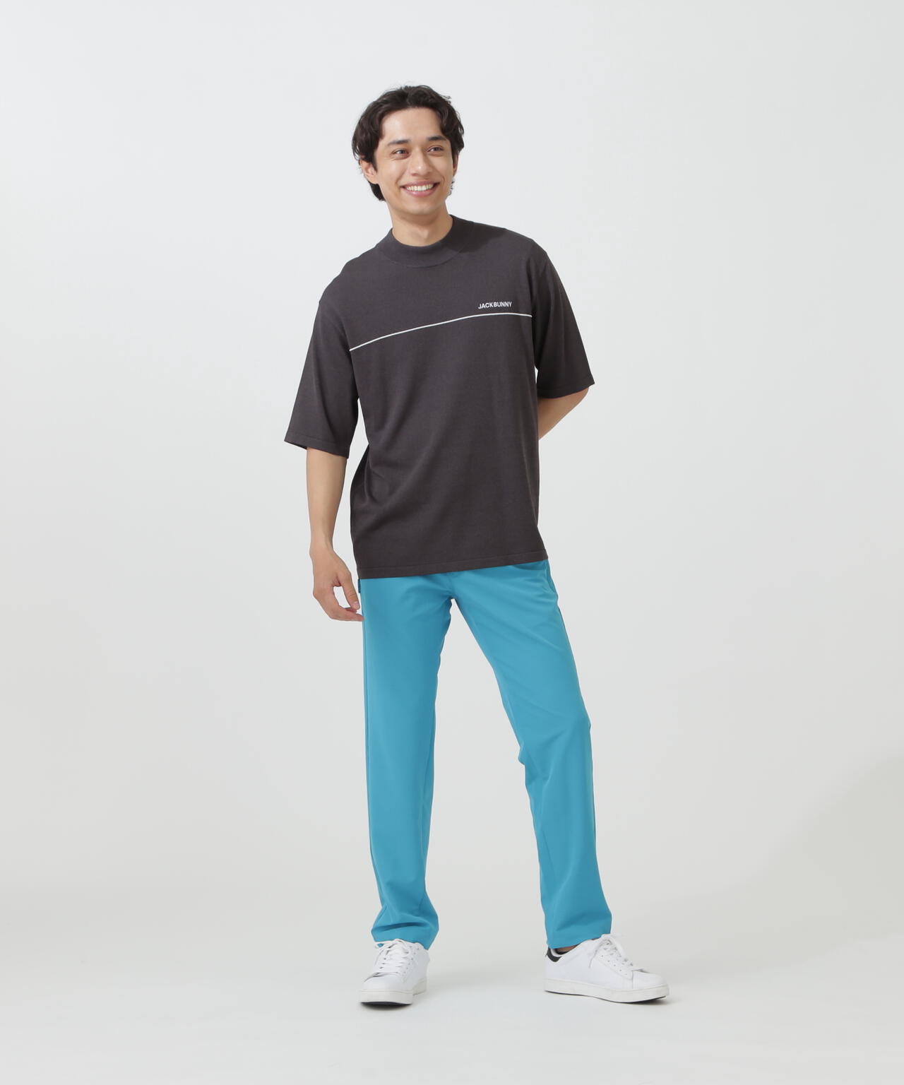 【一部店舗&公式オンライン限定】ストレッチダブルクロスロングパンツ