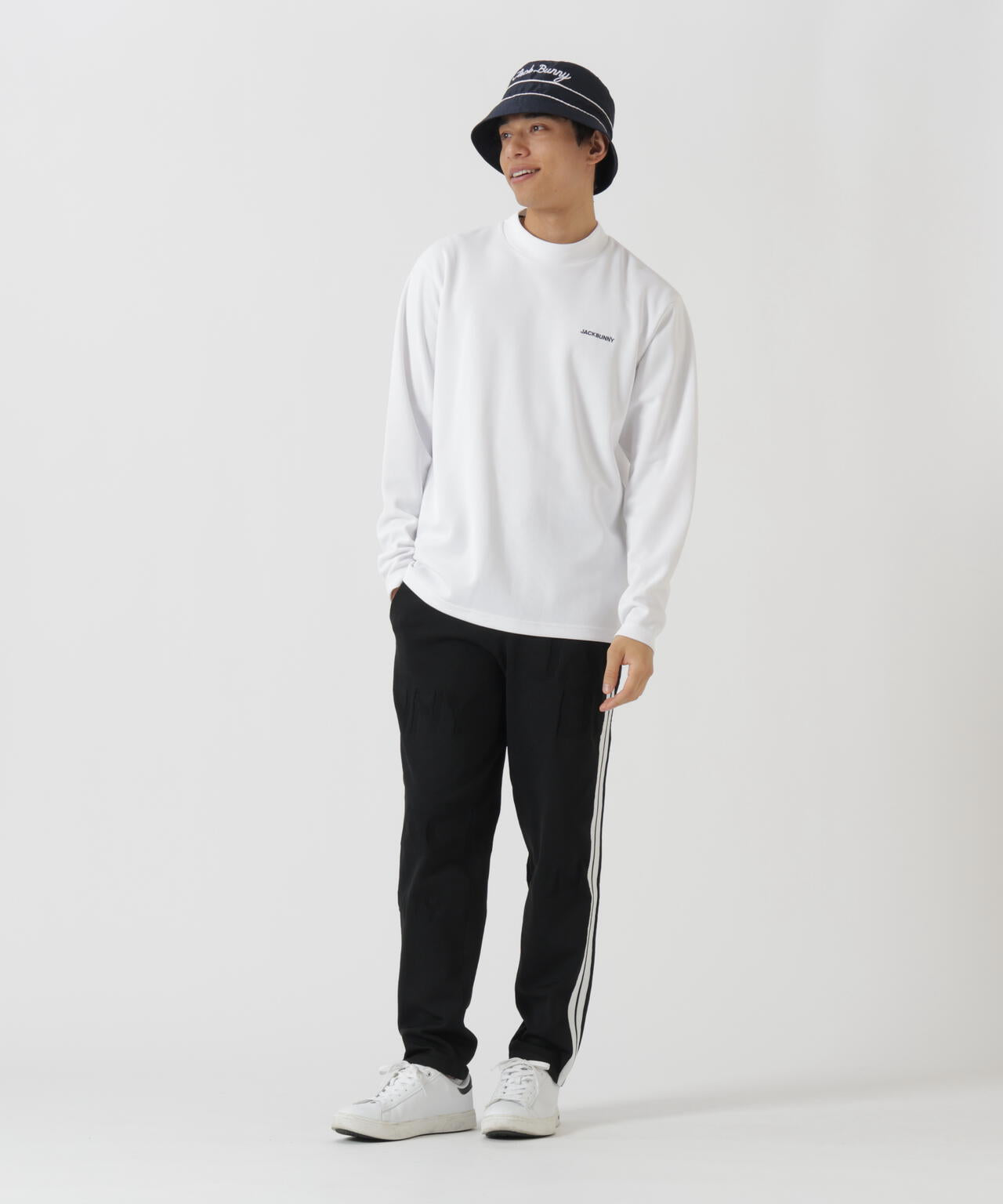 PEロゴカノコニットパンツ