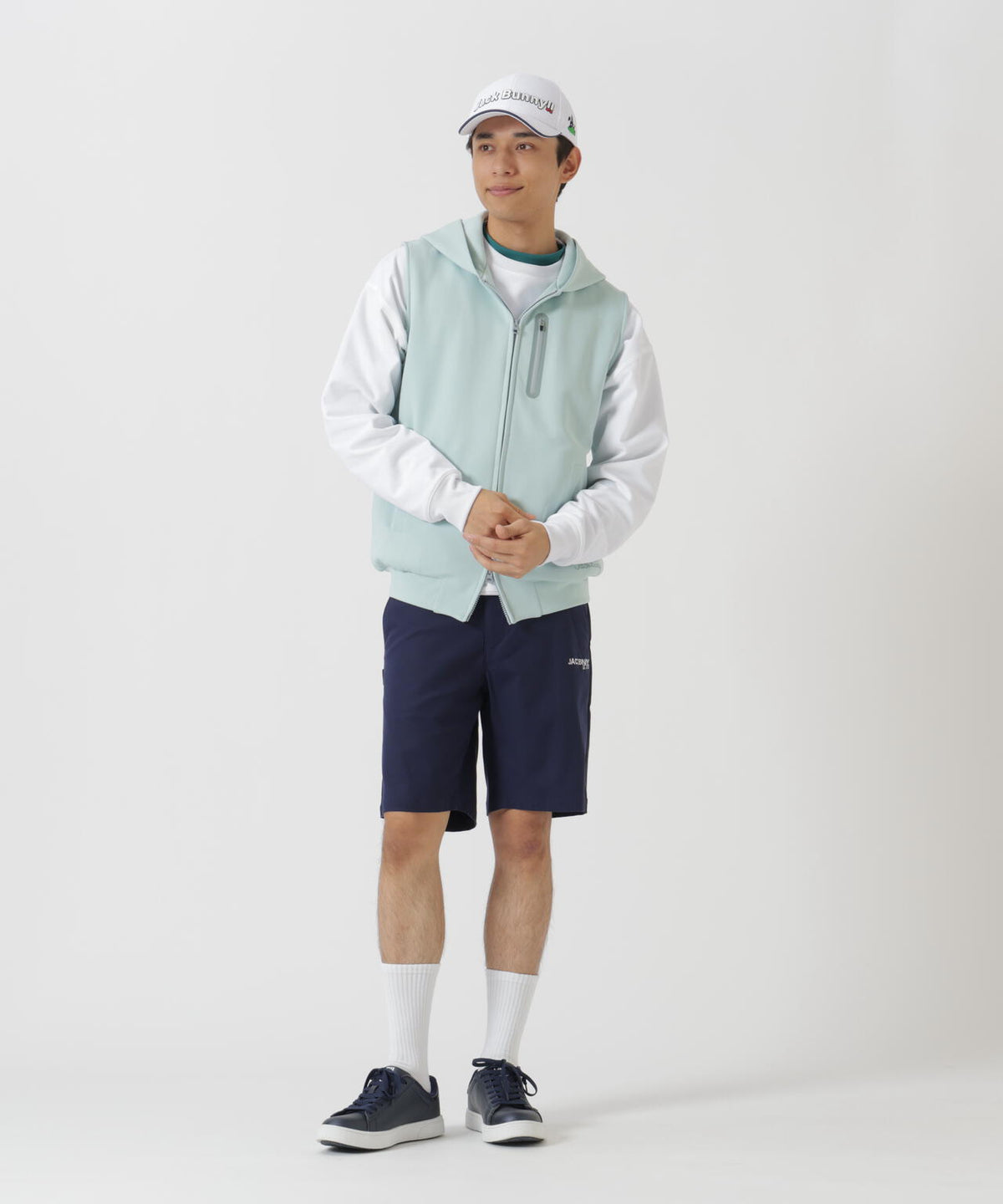 PEダンボールフーディジップベスト