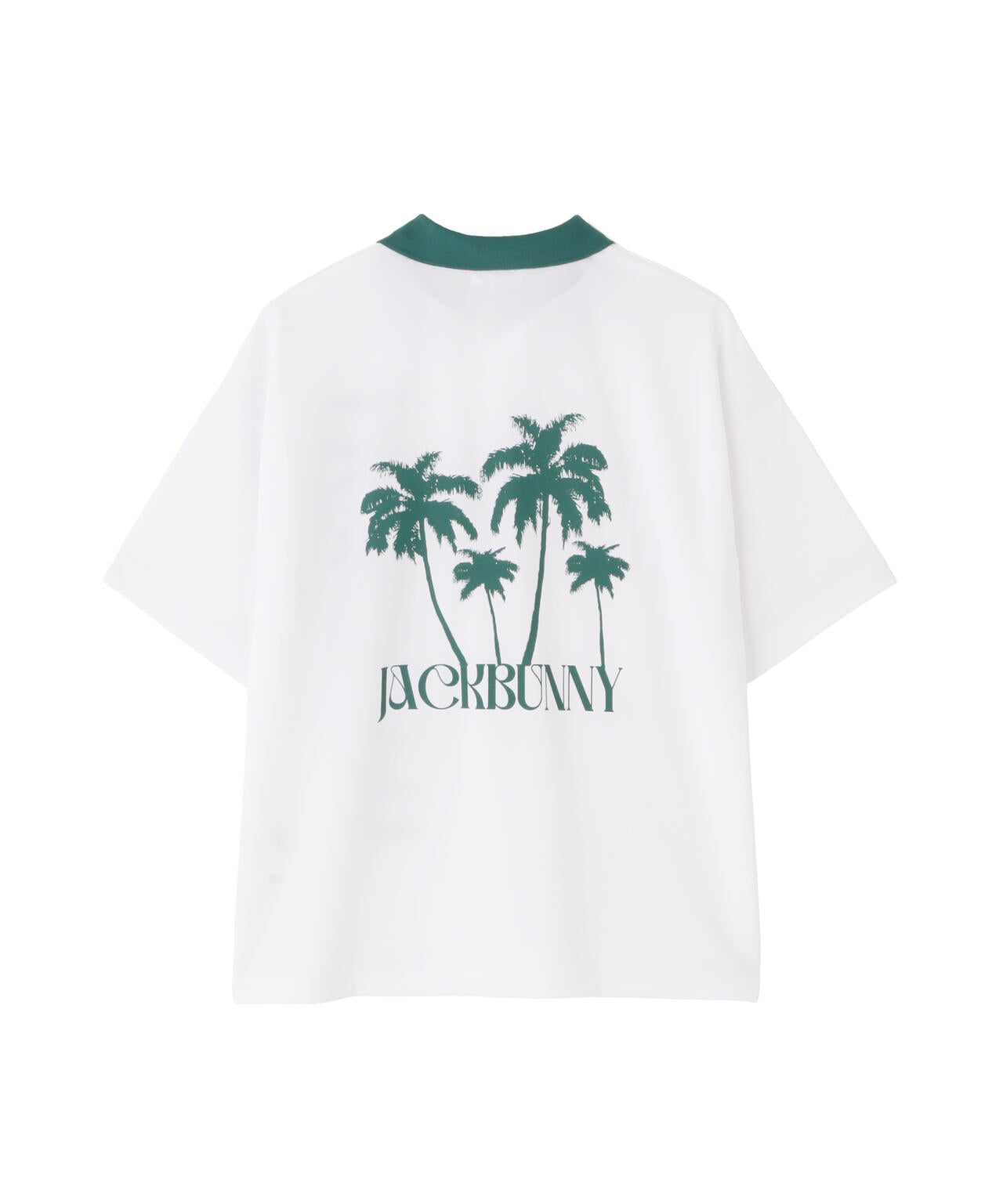 GREEN SUNSET シングルカノコ半袖ポロシャツ