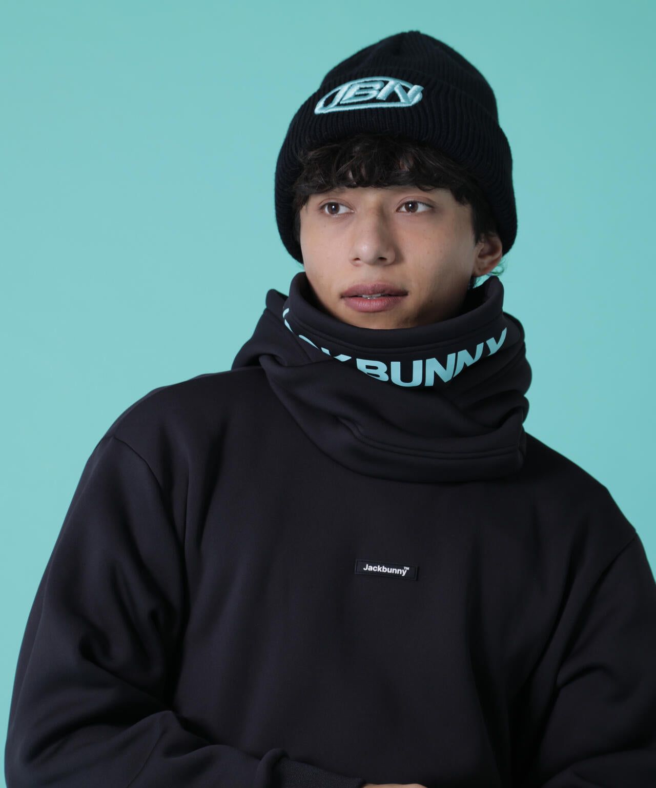 【JBMINT】KARUISHI バラクラバ一体型フーディプルオーバー