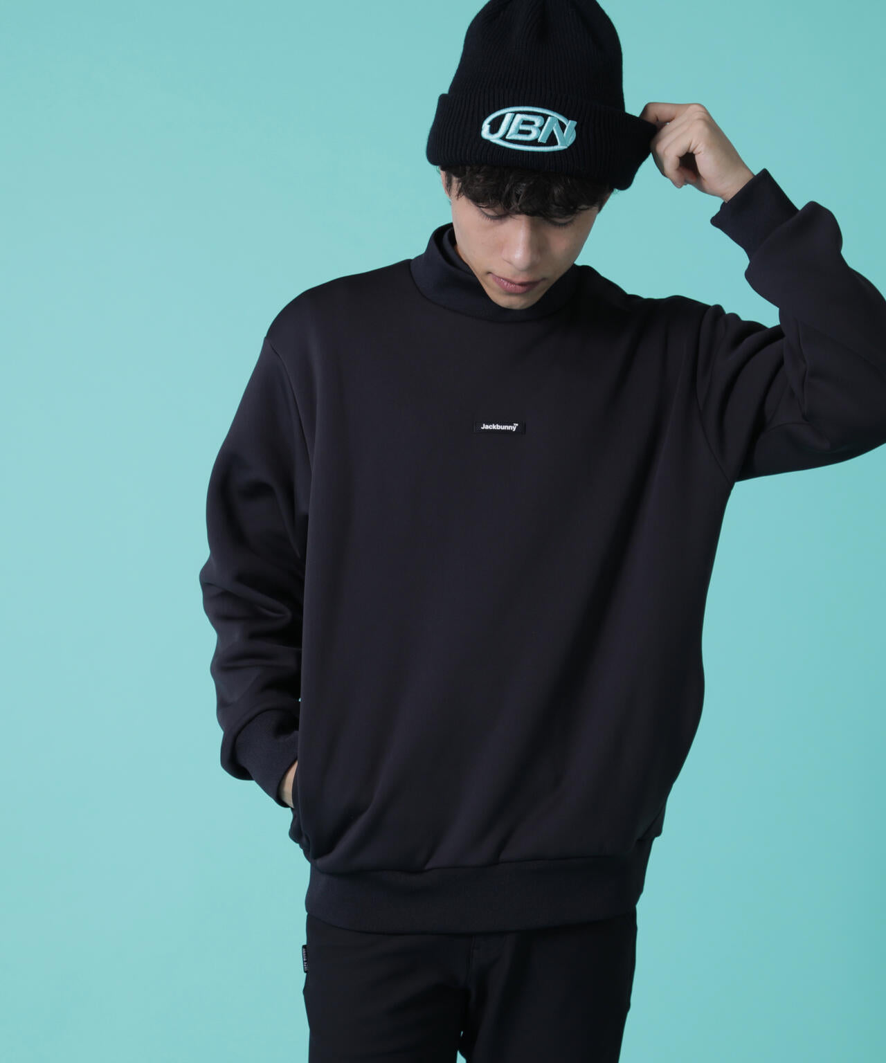 【JBMINT】KARUISHI バラクラバ一体型フーディプルオーバー