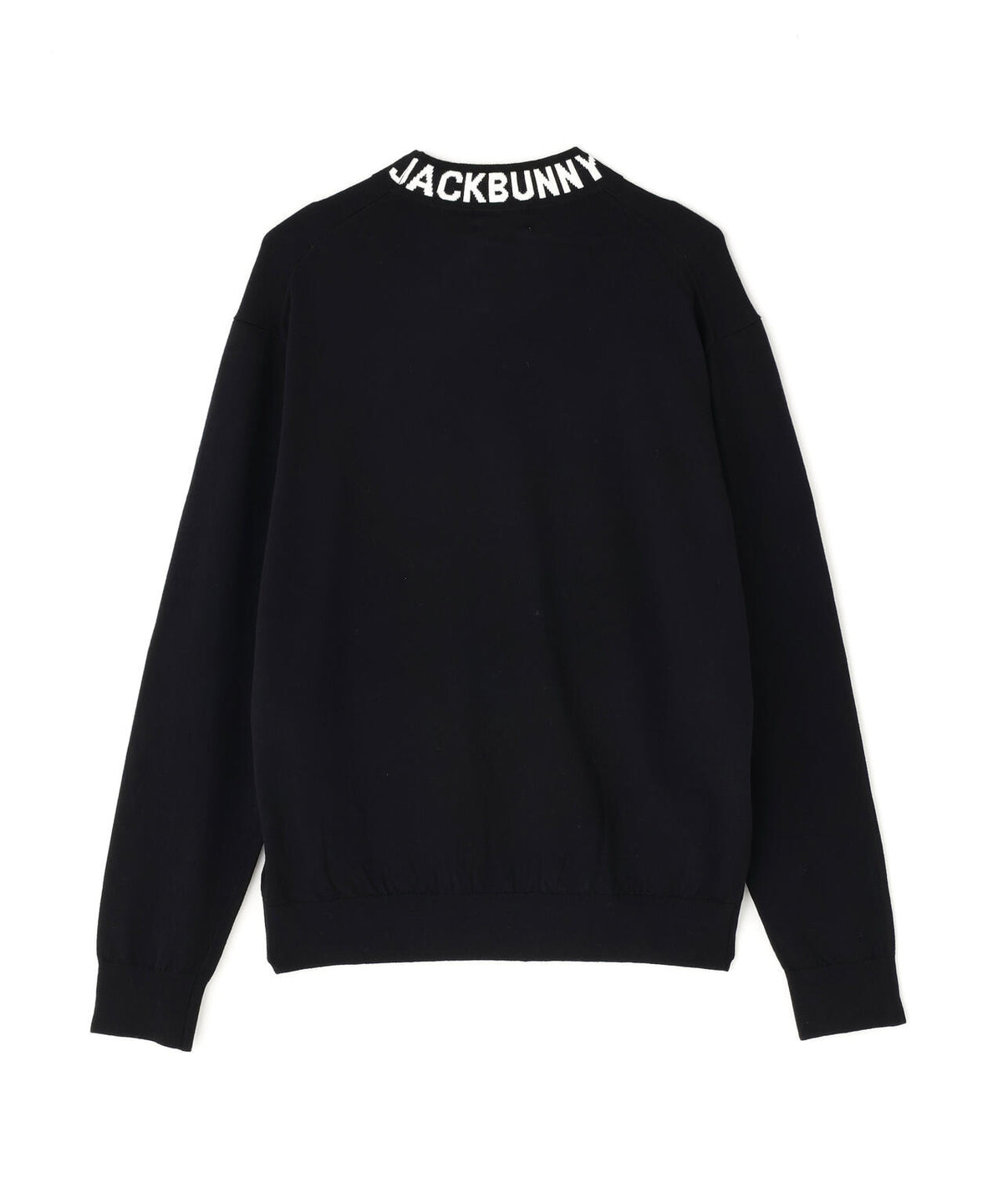 カシミヤタッチモックネックニットプルオーバー