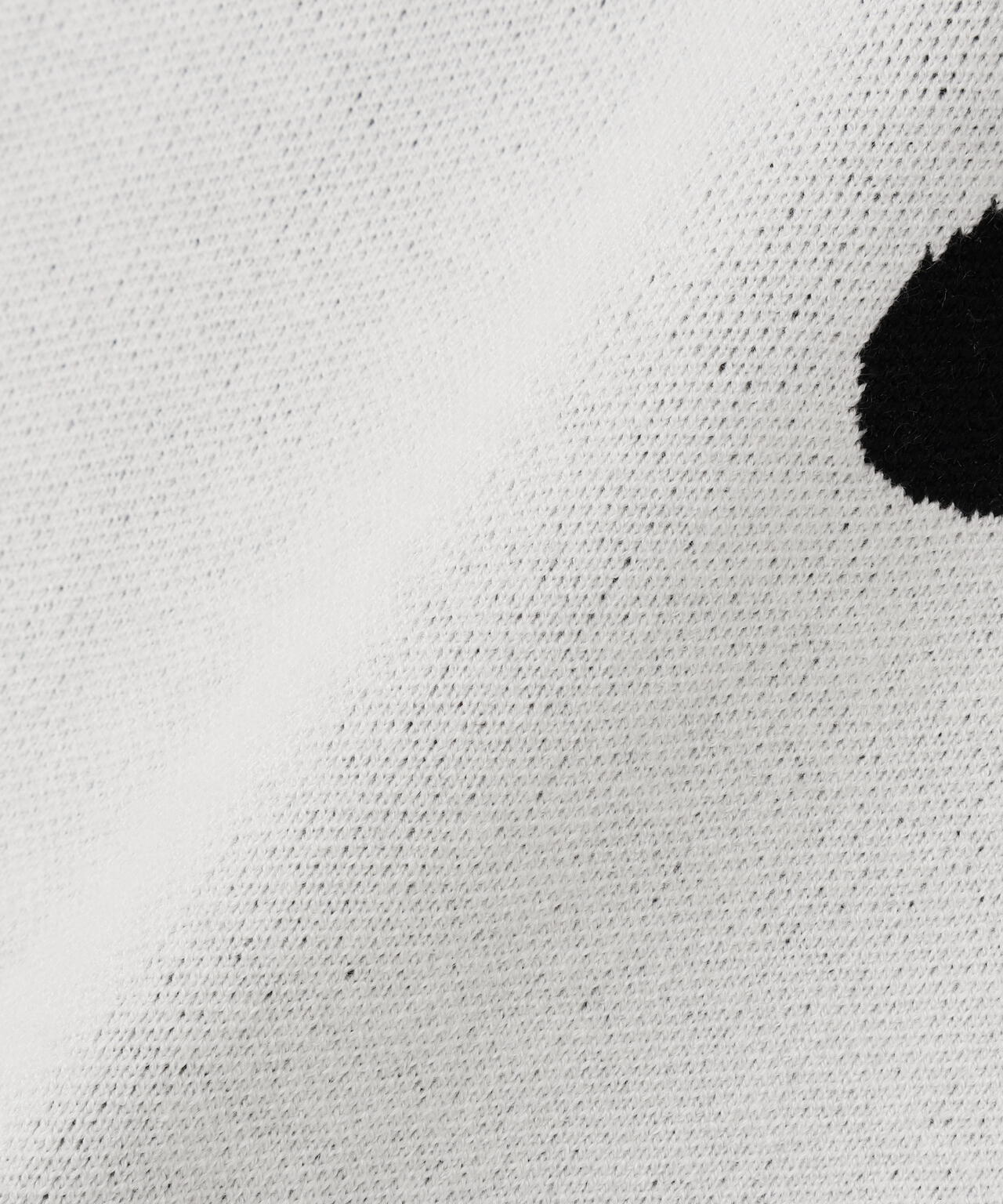 防風裏地付きクルーネックニットプルオーバー