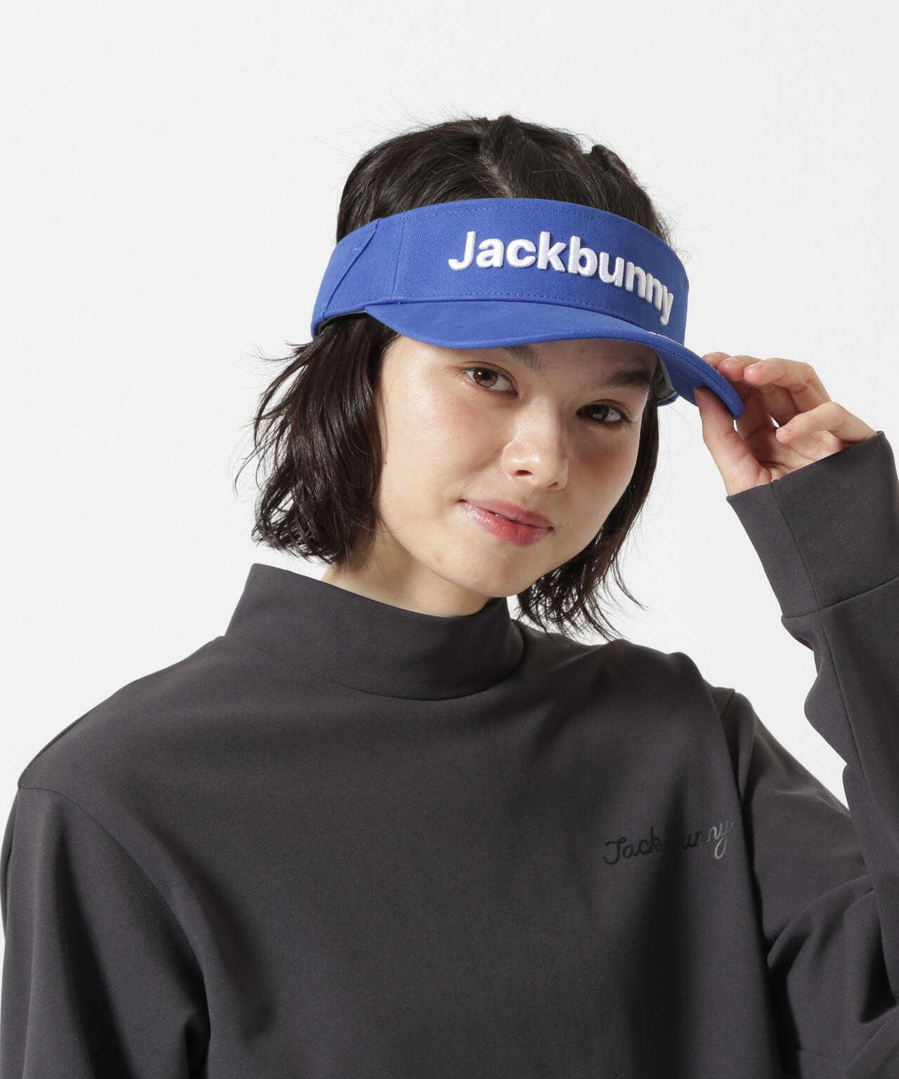 サングラスホルダー付バイザー (UNISEX)