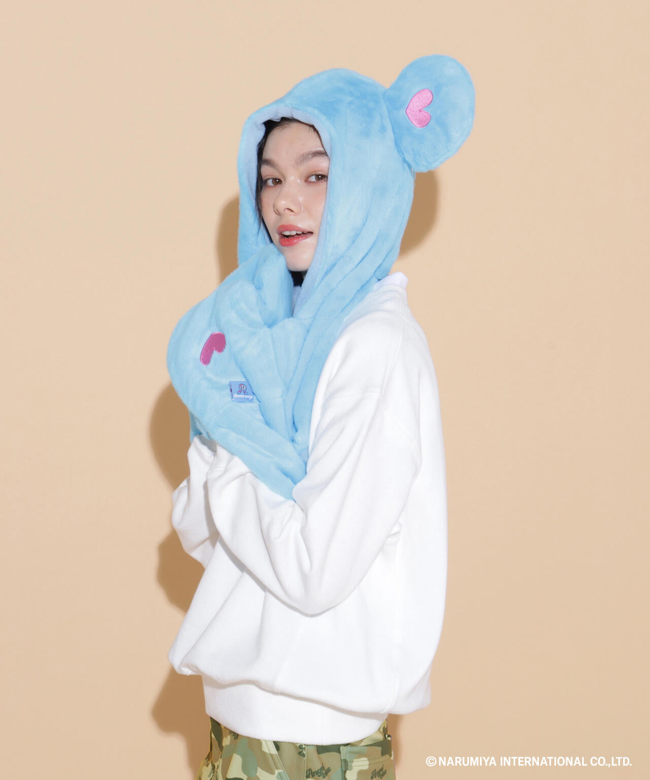 【一部店舗&公式オンライン限定】エンジェルブルーコラボマフラーキャップ (ジュニア)