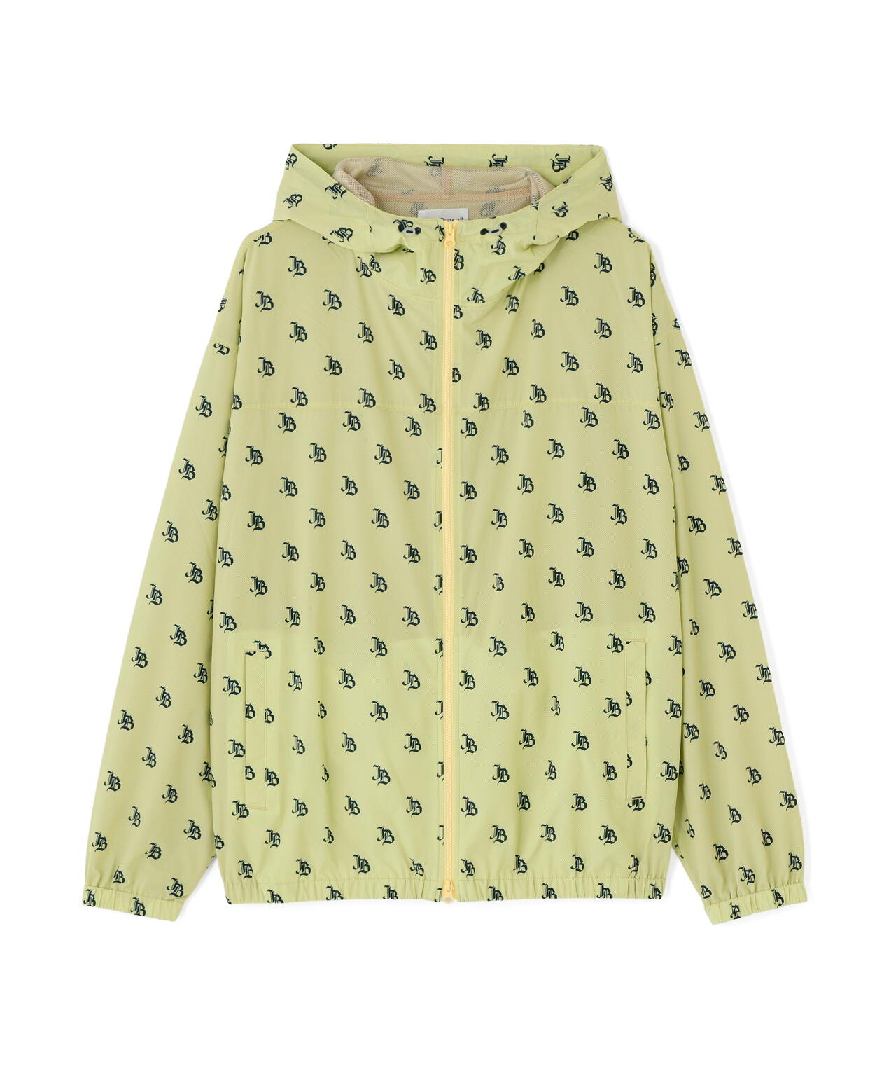 ゴシックロゴプリント裏メッシュフーディブルゾン (MENS)