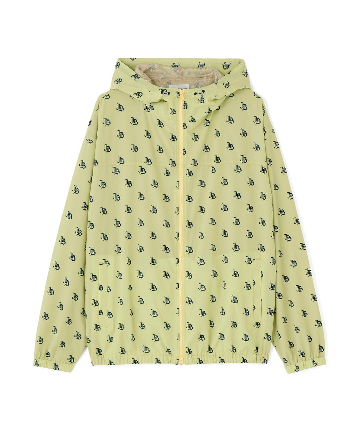 ゴシックロゴプリント裏メッシュフーディブルゾン (MENS)