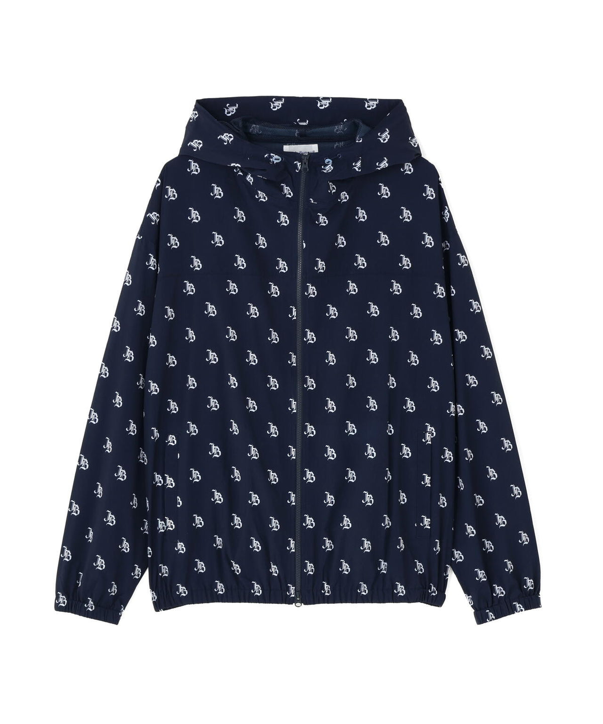 ゴシックロゴプリント裏メッシュフーディブルゾン (MENS)