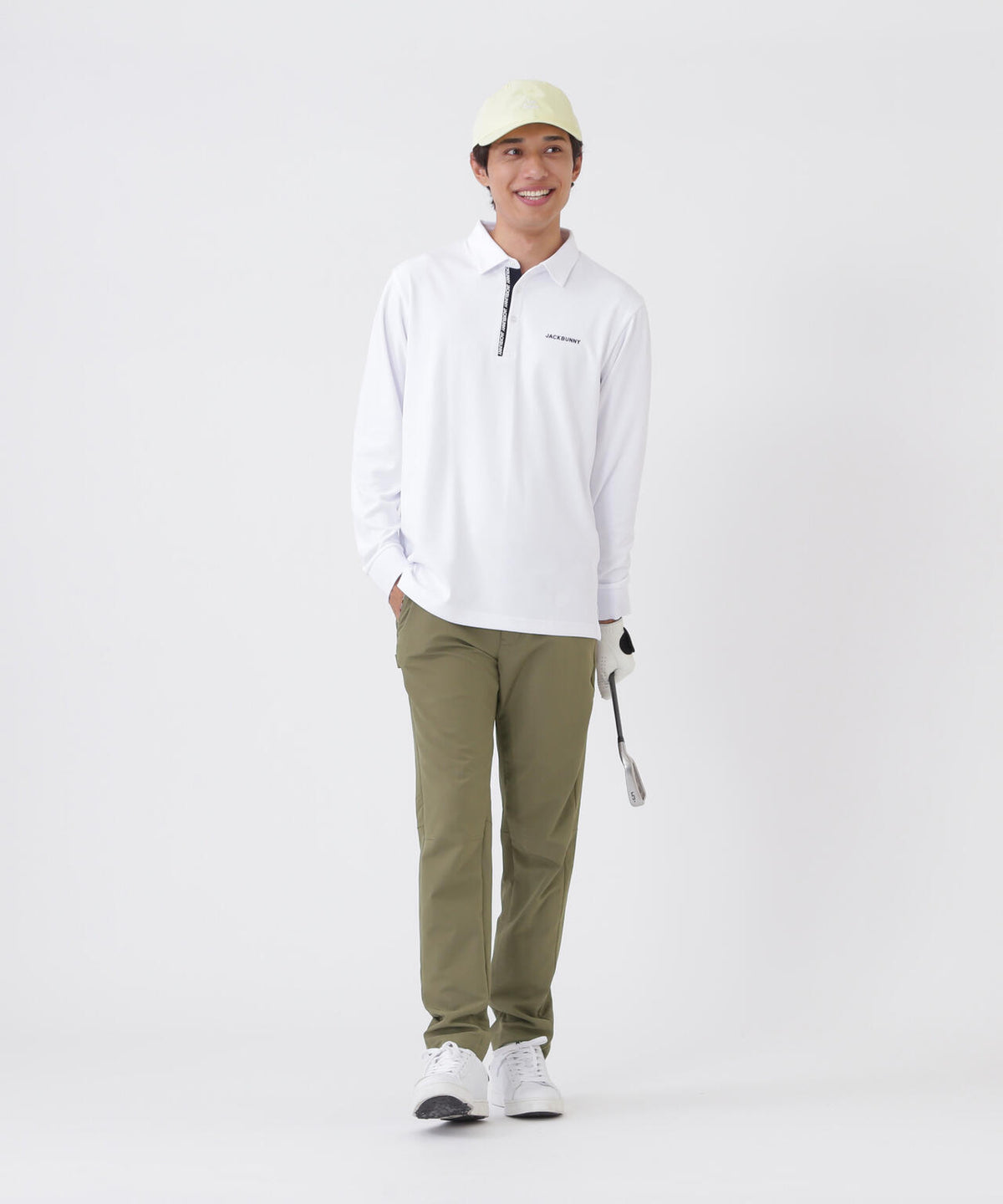 楽々きれいめテーパードゴルフパンツ (MENS)