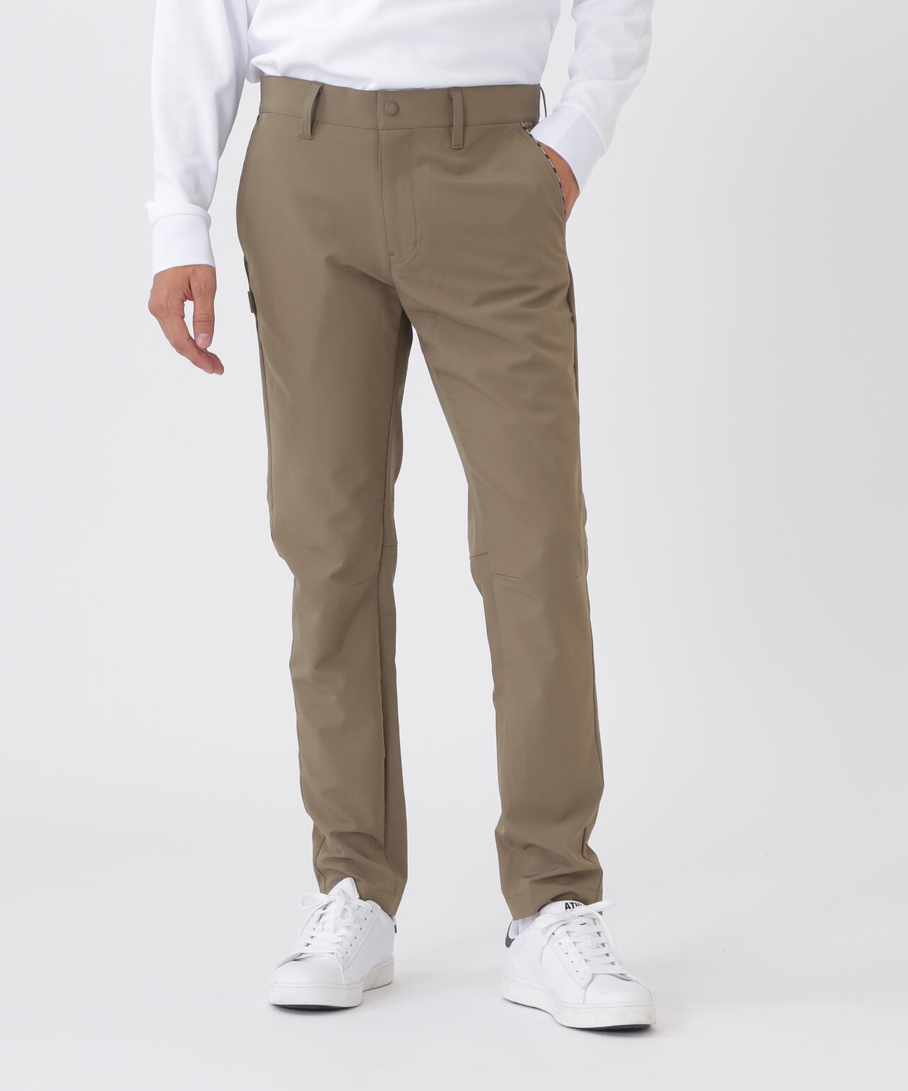 楽々きれいめテーパードゴルフパンツ (MENS)