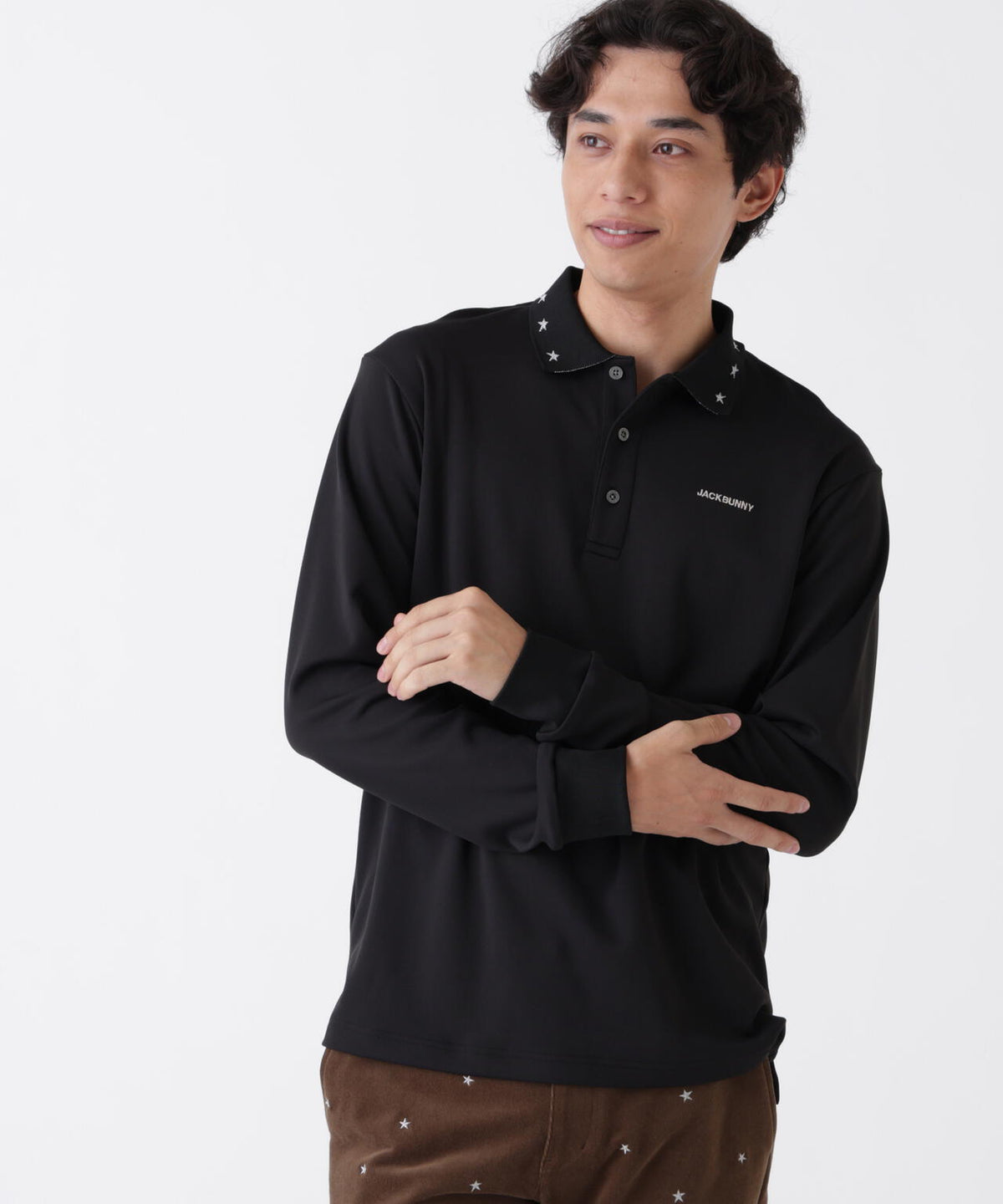 EPIXソフトタッチ&ストレッチ長袖ポロシャツ (MENS)