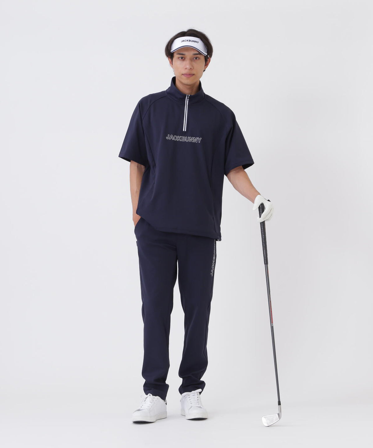 HyperHeluxメッシュ半袖ハーフジップカットソー (MENS)