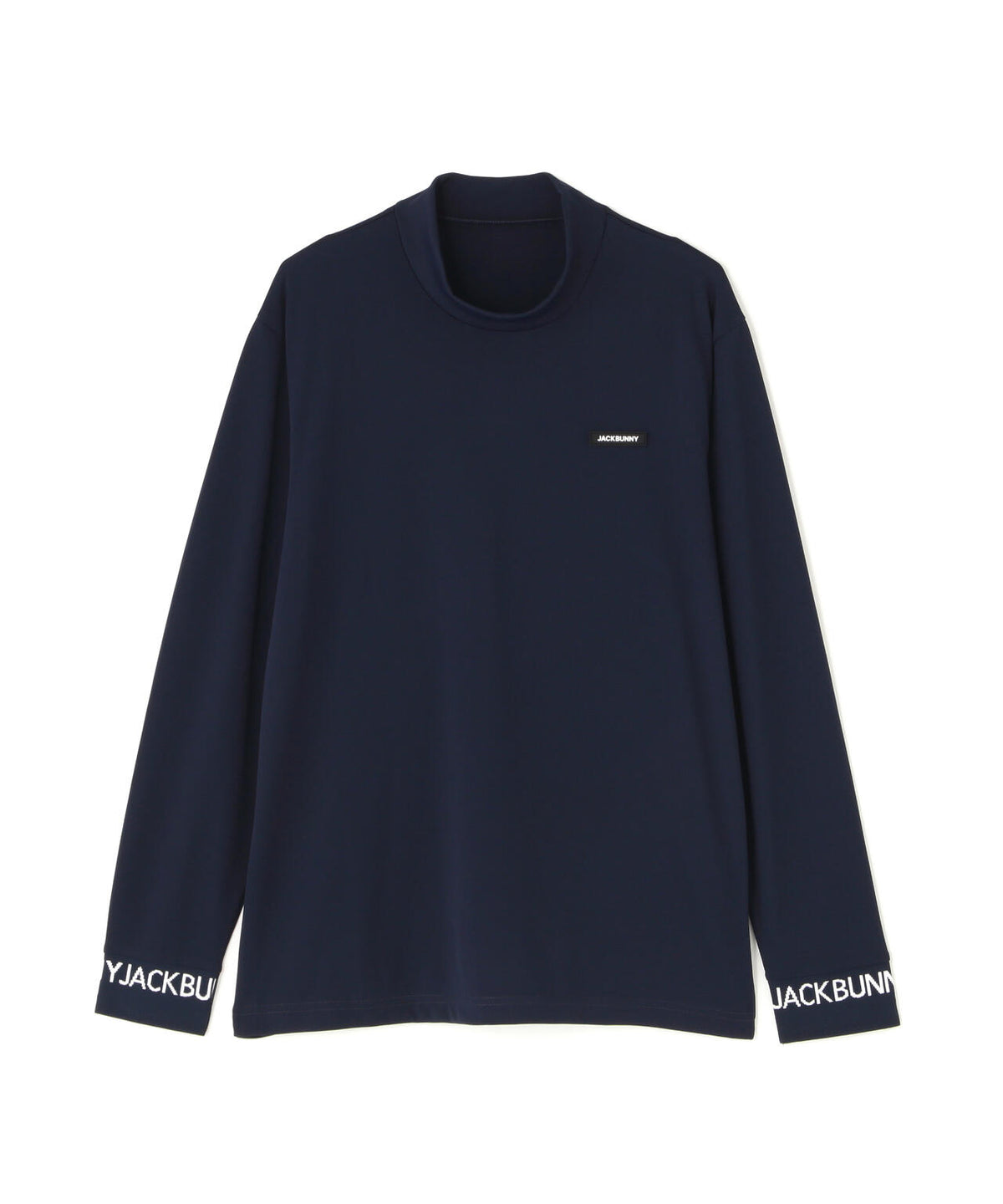 ソフトタッチ長袖モックネックカットソー (MENS)