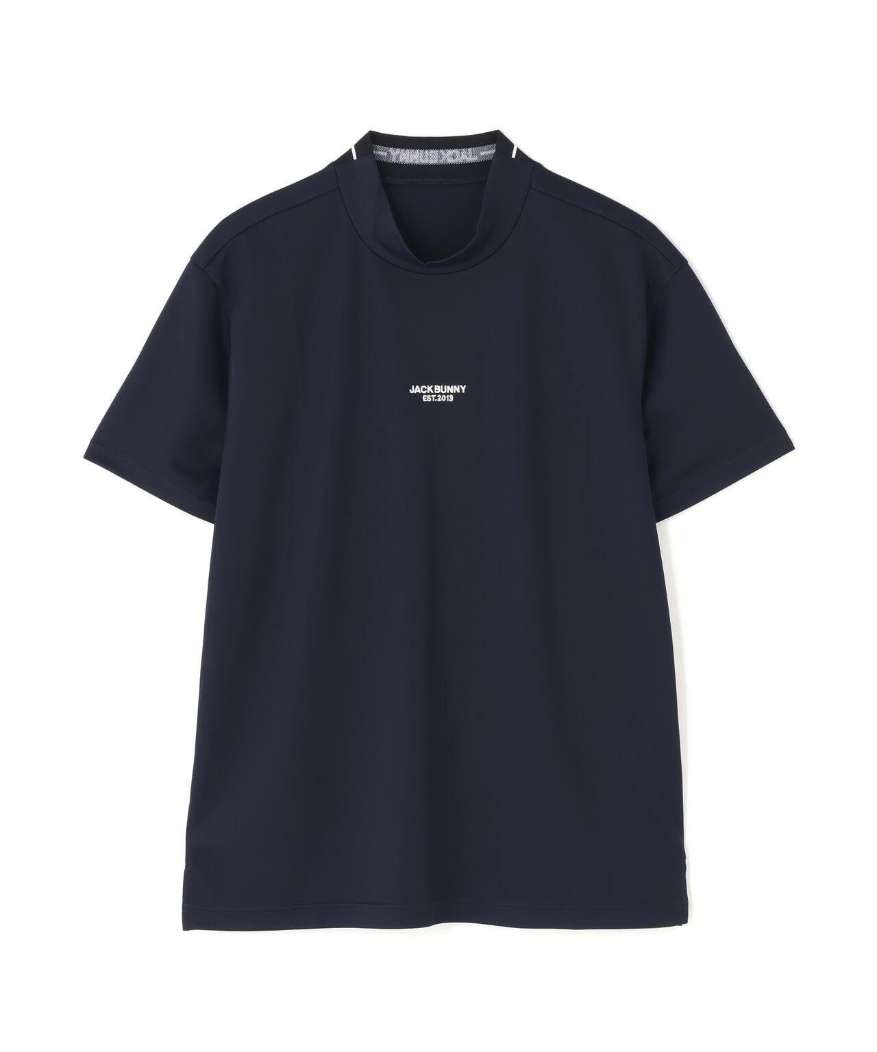 サンベールUVカットカノコ半袖モックネックカットソー