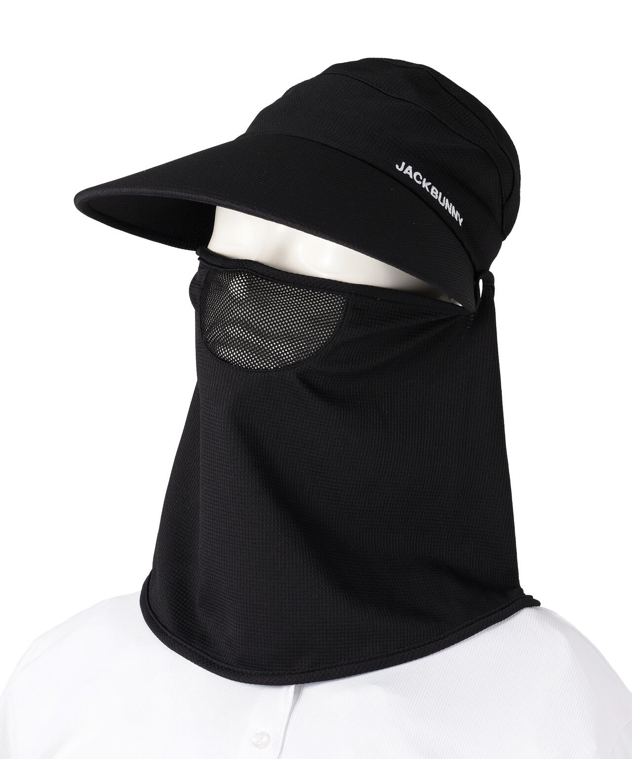 冷感UVフェイスカバー付きキャップ (UNISEX)