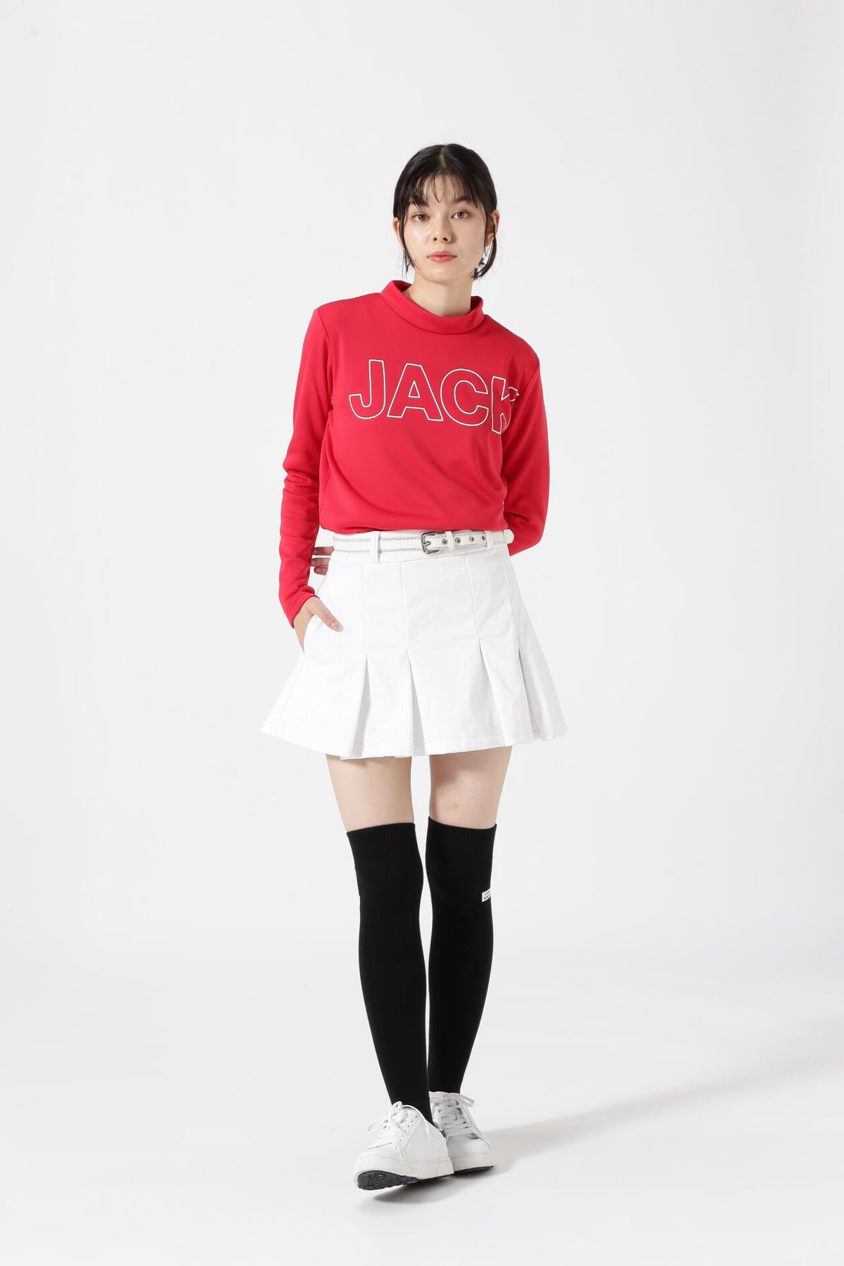 KARUISHI ECO 長袖モックネックカットソー
