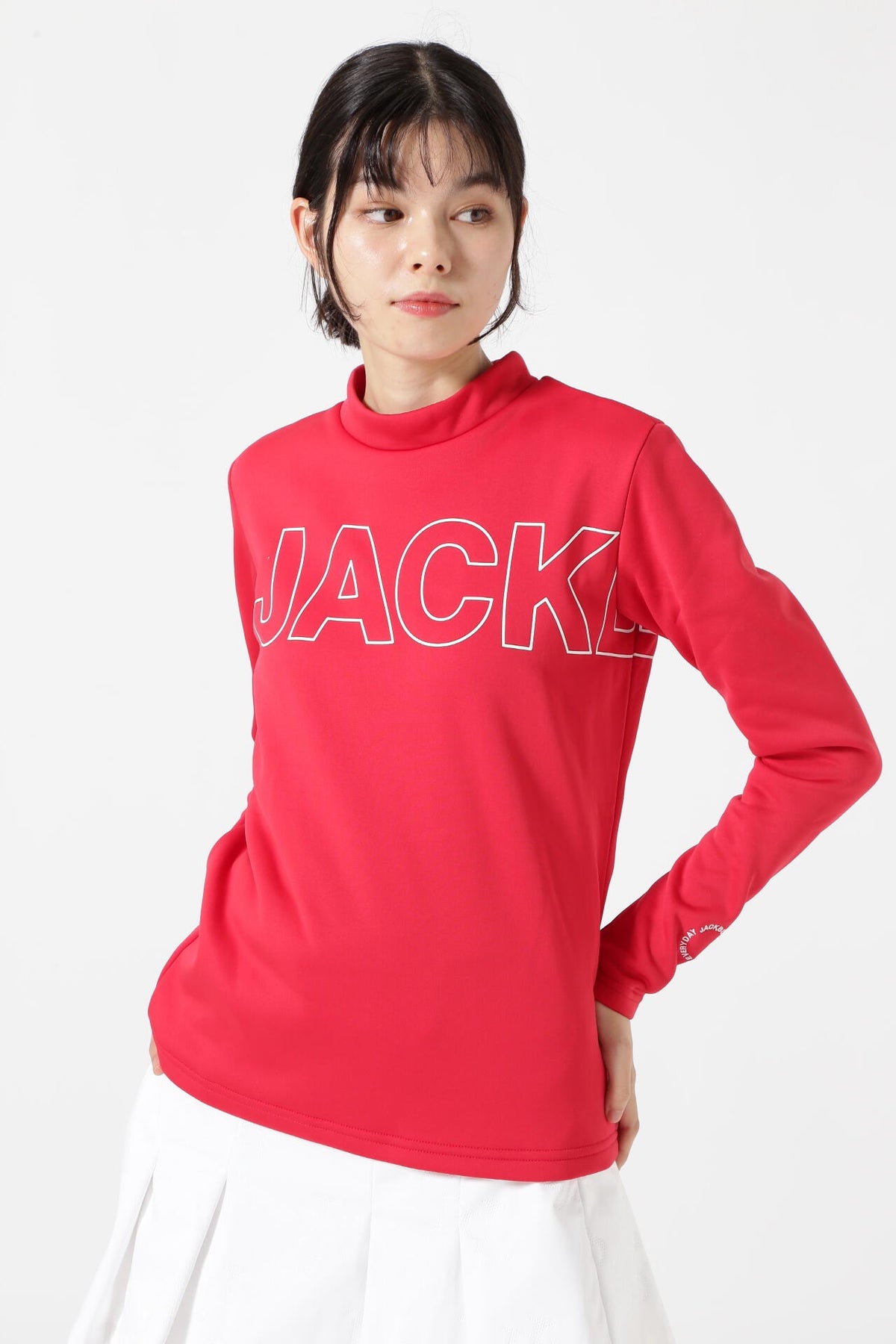 KARUISHI ECO 長袖モックネックカットソー