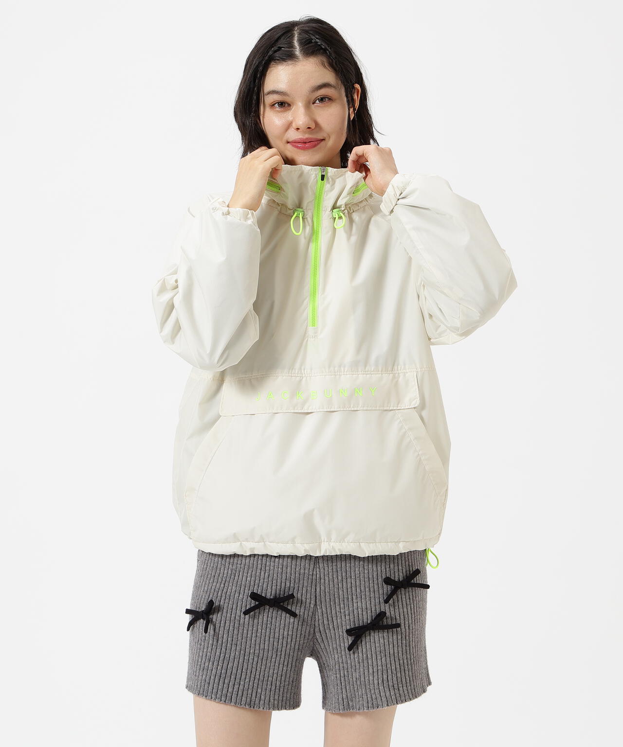 Octa裏地 ハーフジップブルゾン