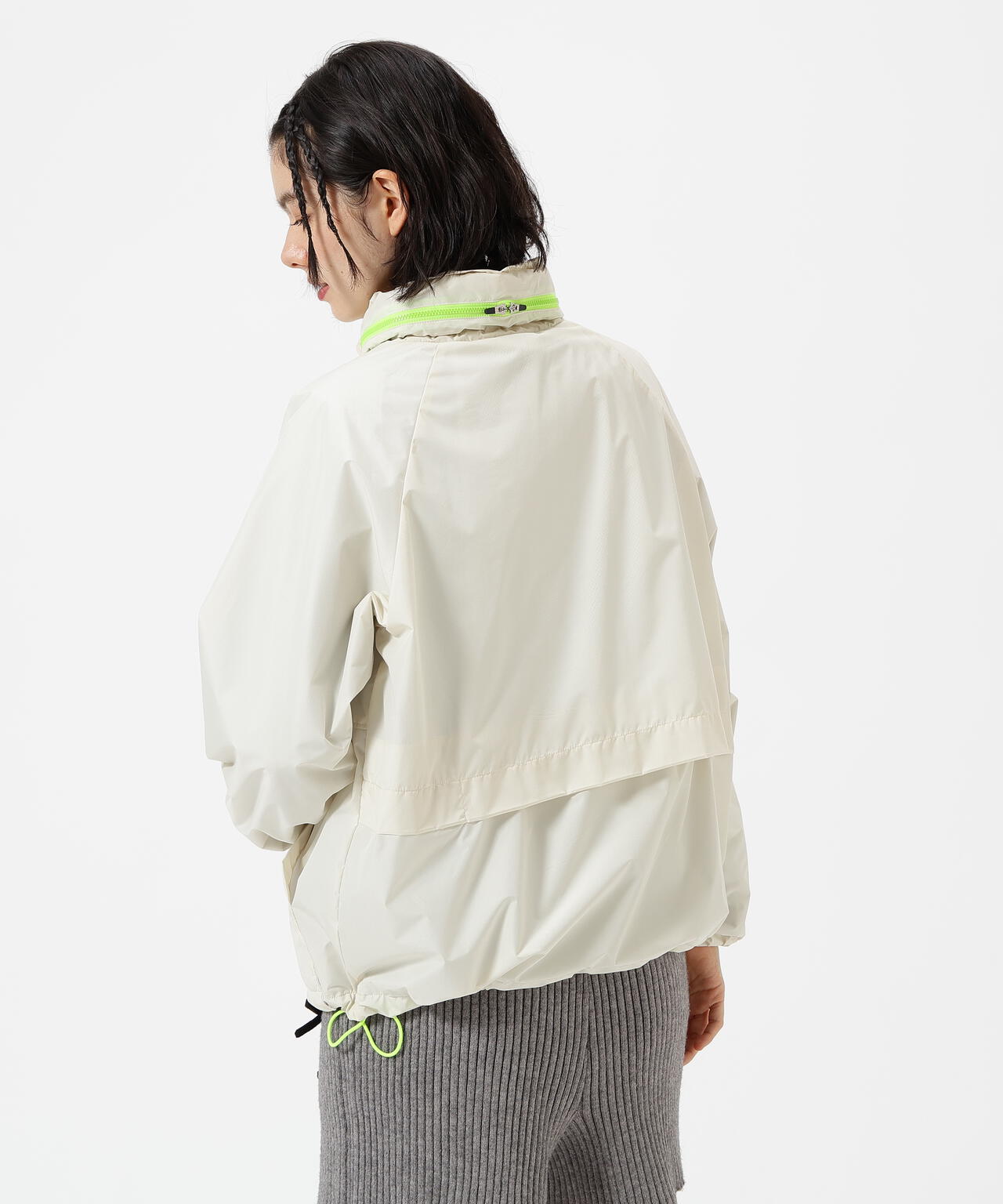 Octa裏地 ハーフジップブルゾン