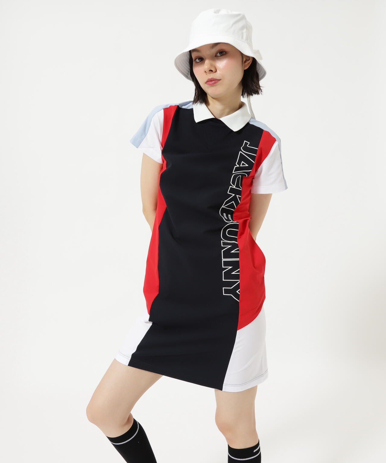 プライムフレックスドビー半袖ワンピース