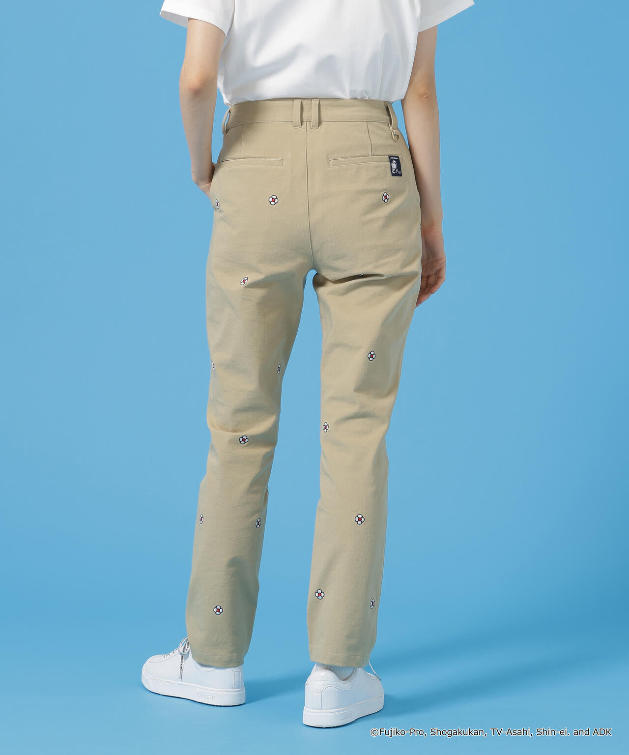 【ドラえもん】2WAYストレッチツイル総柄ロングパンツ