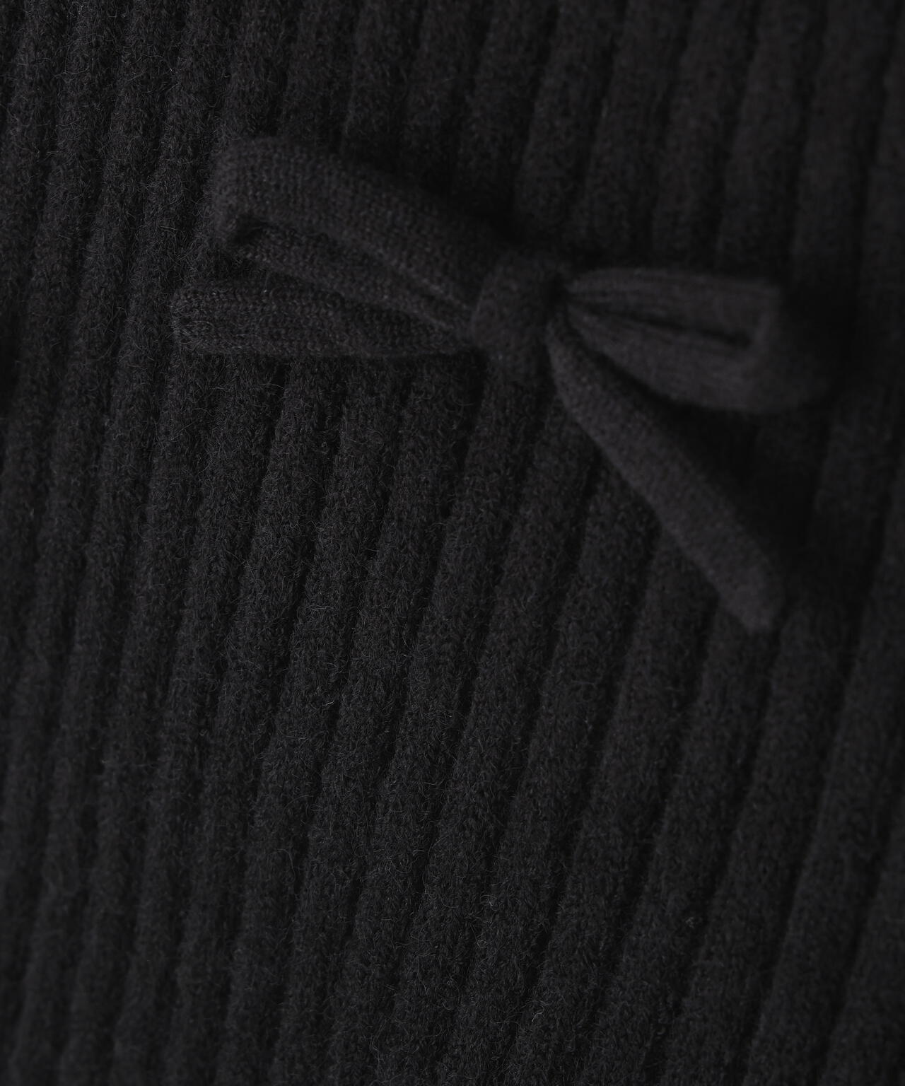 7G2PLY袋編み リボン付きニットショートパンツ